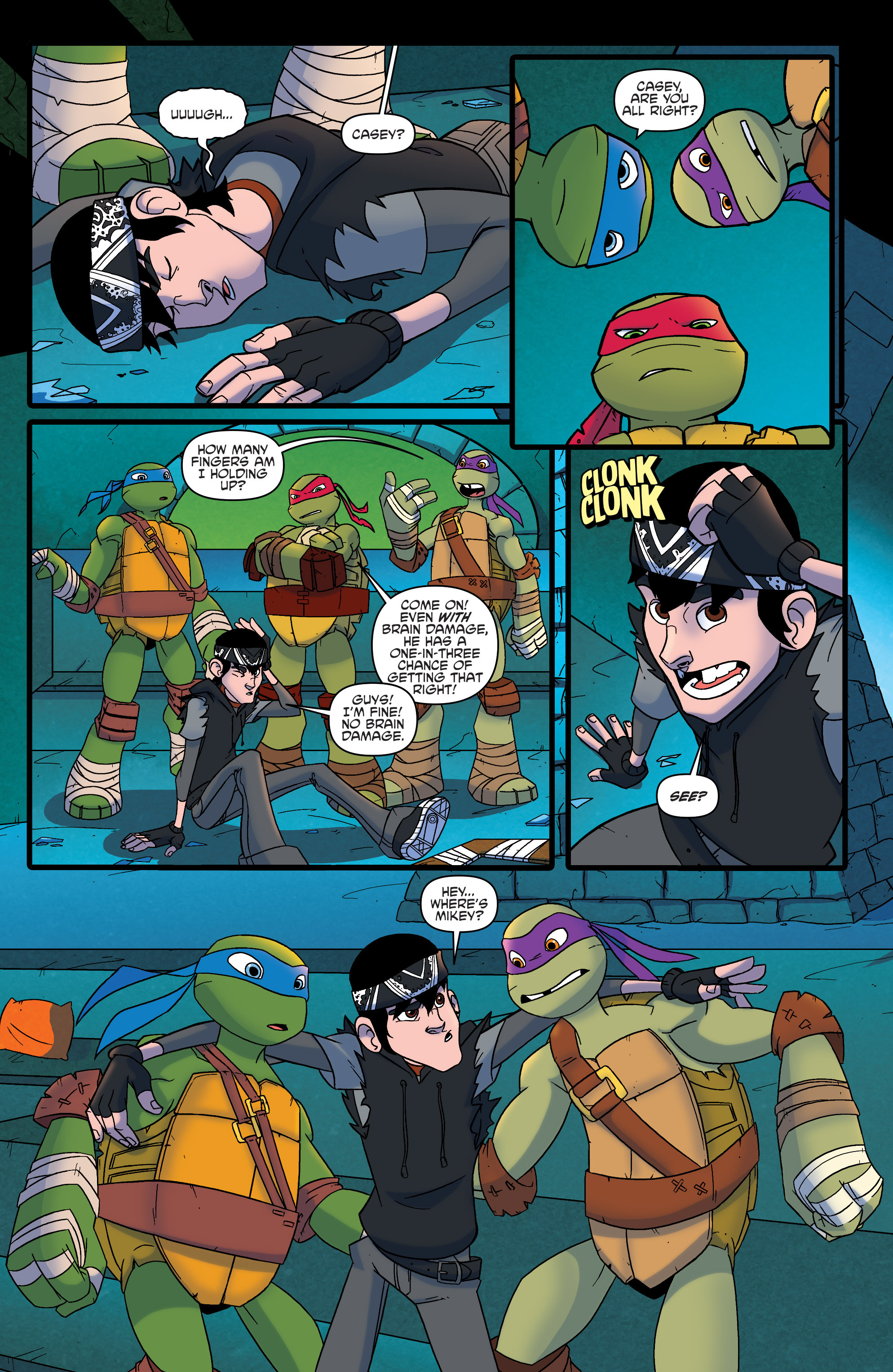 Read online Teenage Mutant Ninja Turtles New Animated Adventures comic -  Issue #17 - 18