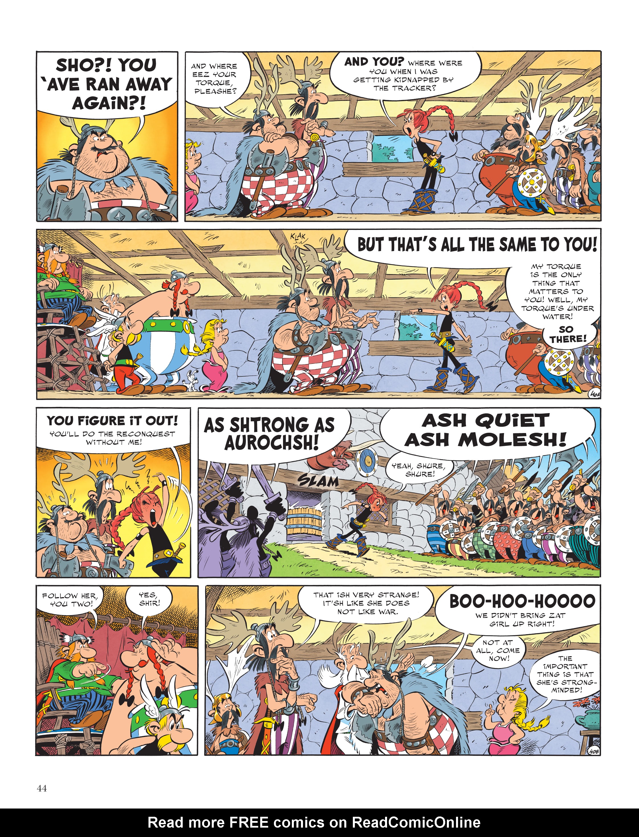 Read online Asterix comic -  Issue #38 - 45