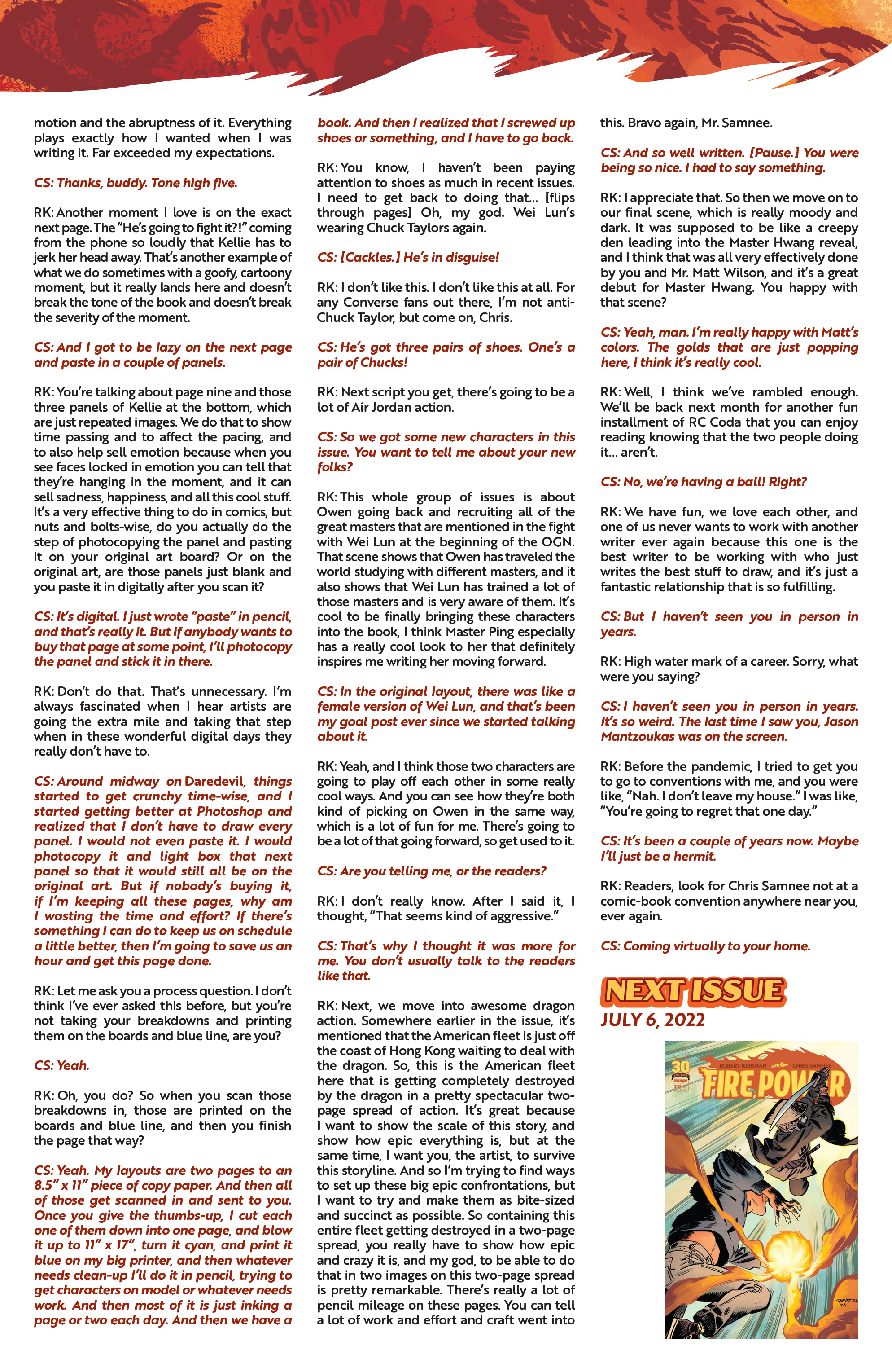 Read online Fire Power comic -  Issue #21 - 26