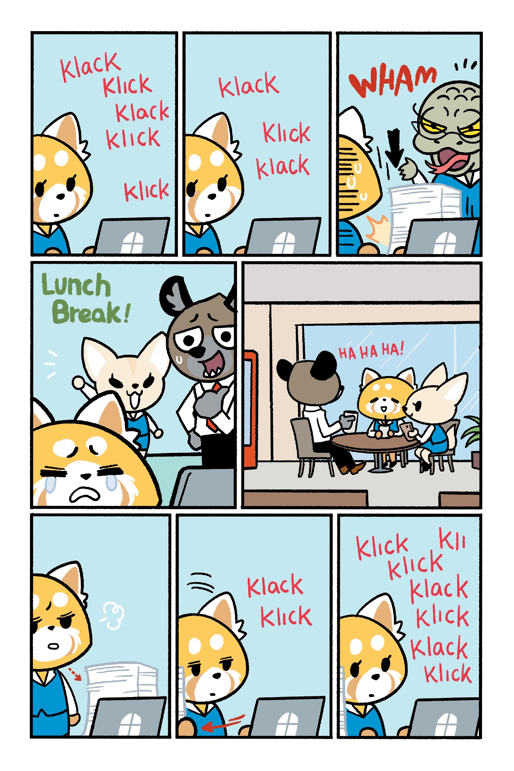 Read online Aggretsuko: Down the Rabbit Hole comic -  Issue # TPB - 6