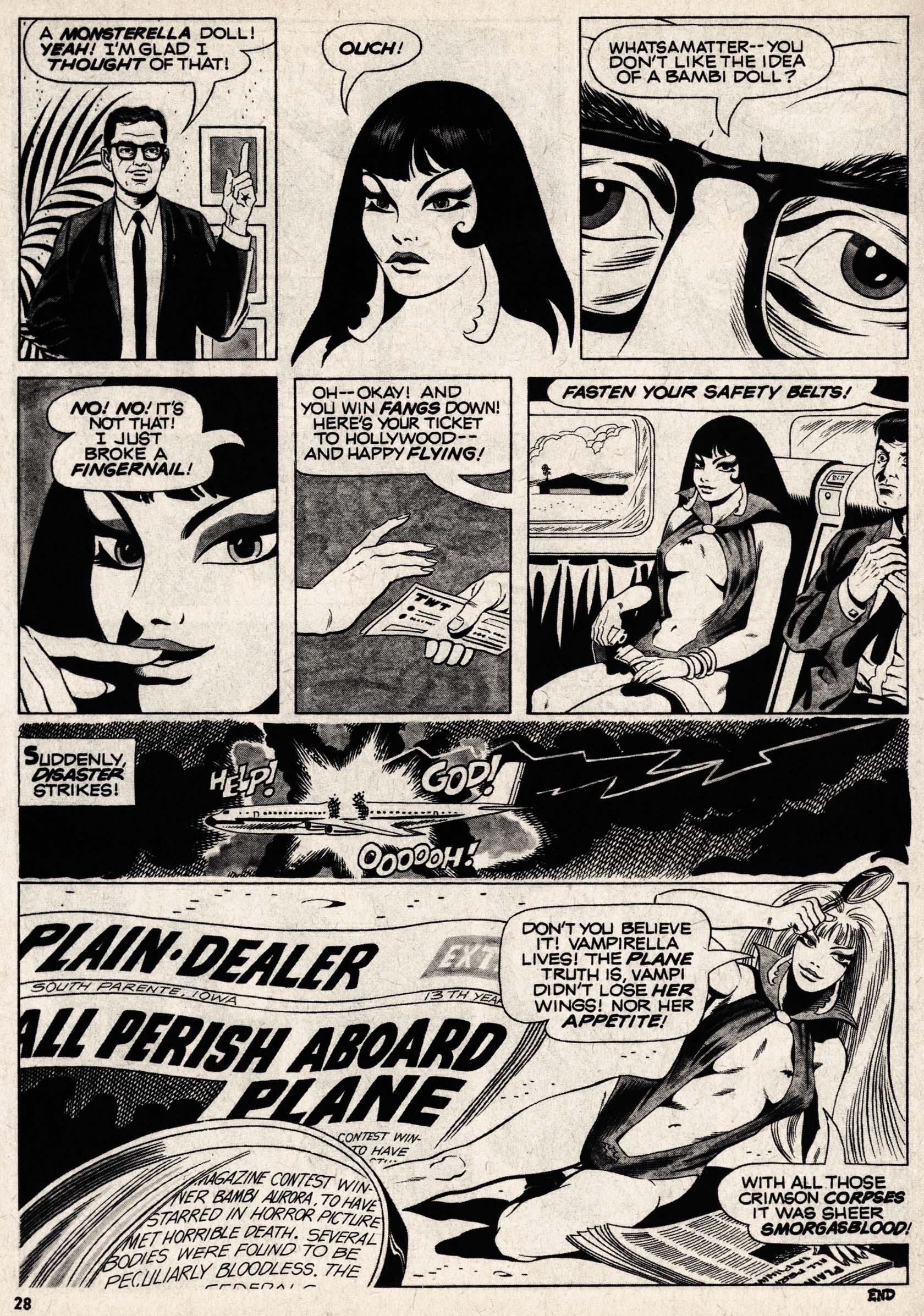 Read online Vampirella (1969) comic -  Issue #2 - 28