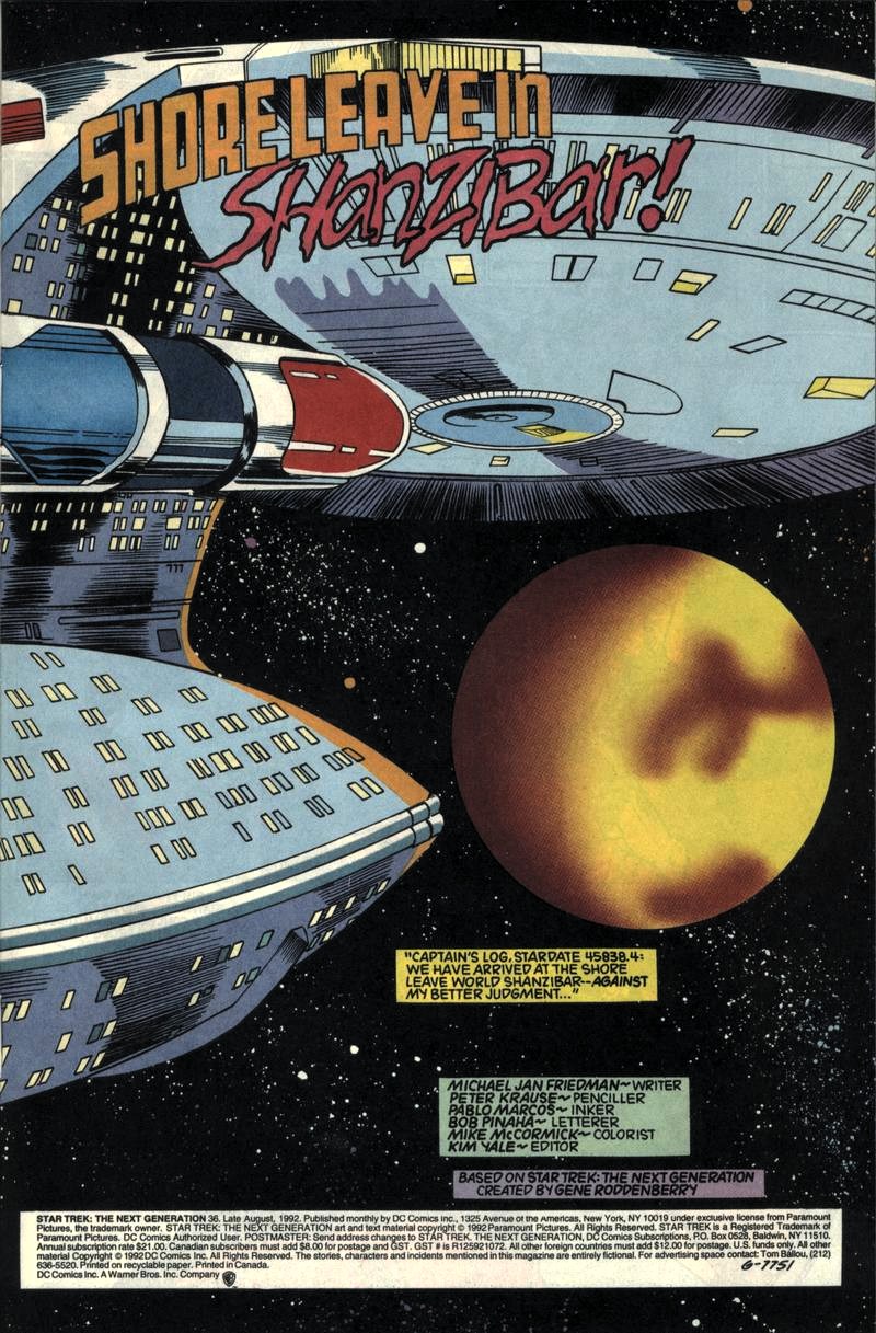 Read online Star Trek: The Next Generation (1989) comic -  Issue #36 - 2