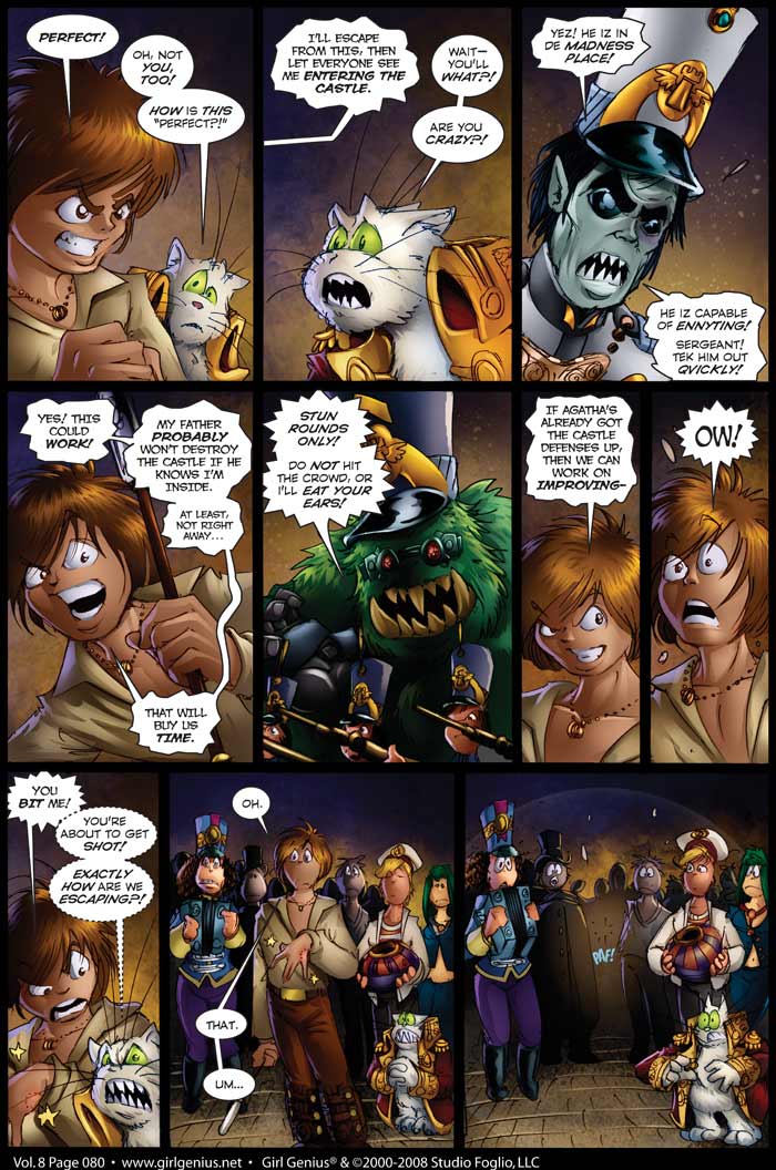 Read online Girl Genius (2002) comic -  Issue #8 - 81