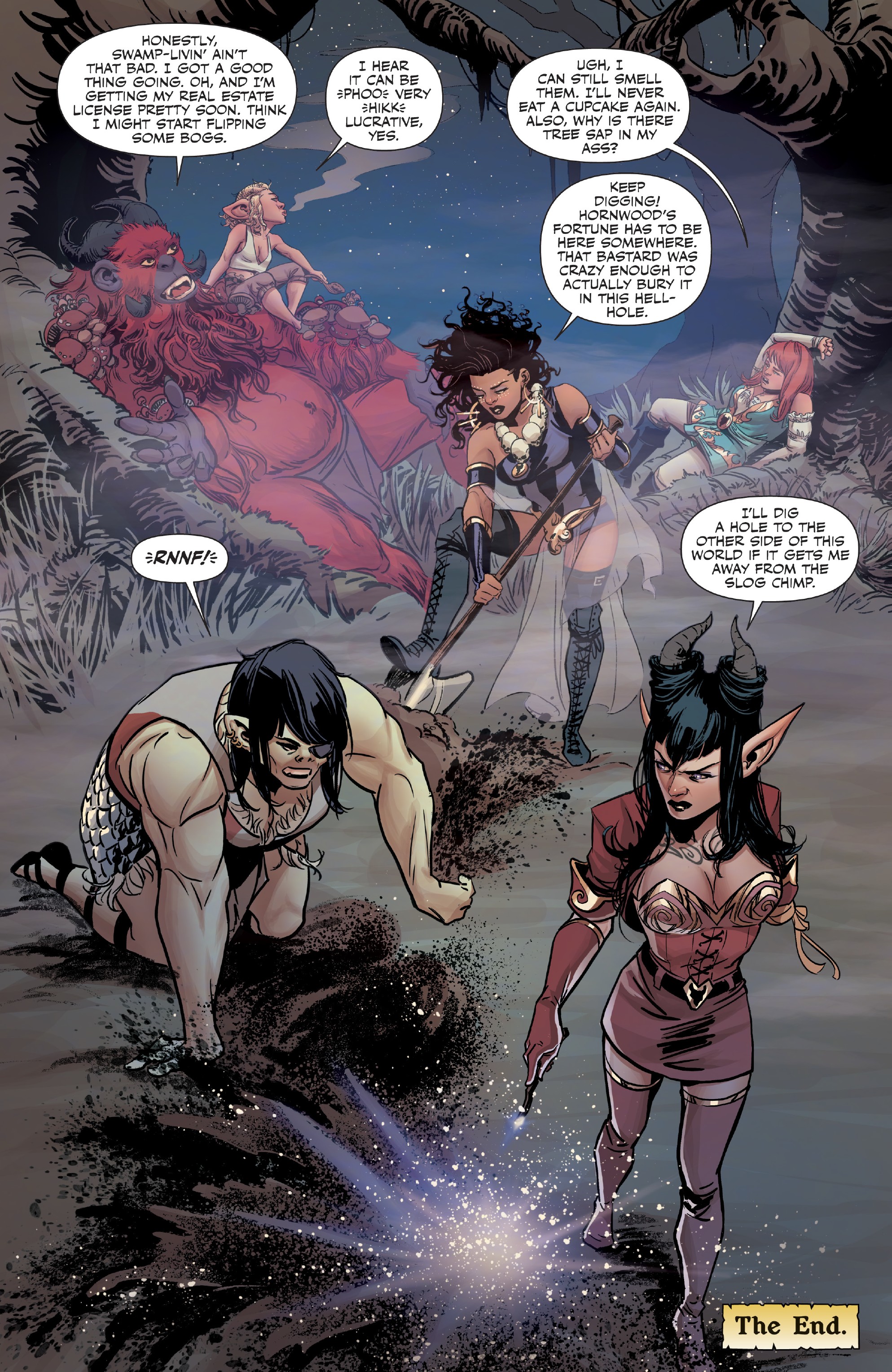 Read online Rat Queens Special: Swamp Romp comic -  Issue # Full - 22