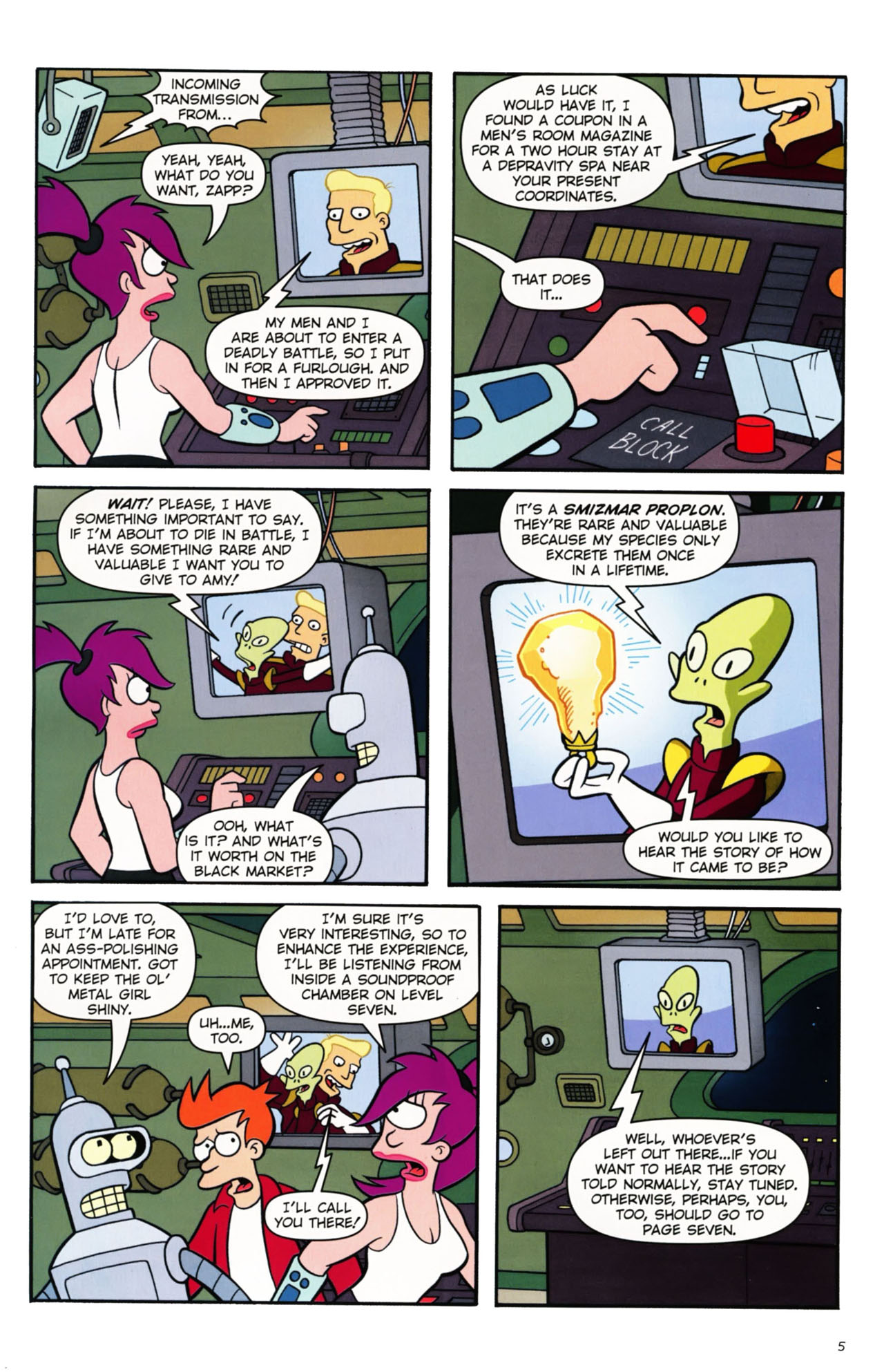 Read online Futurama Comics comic -  Issue #46 - 6