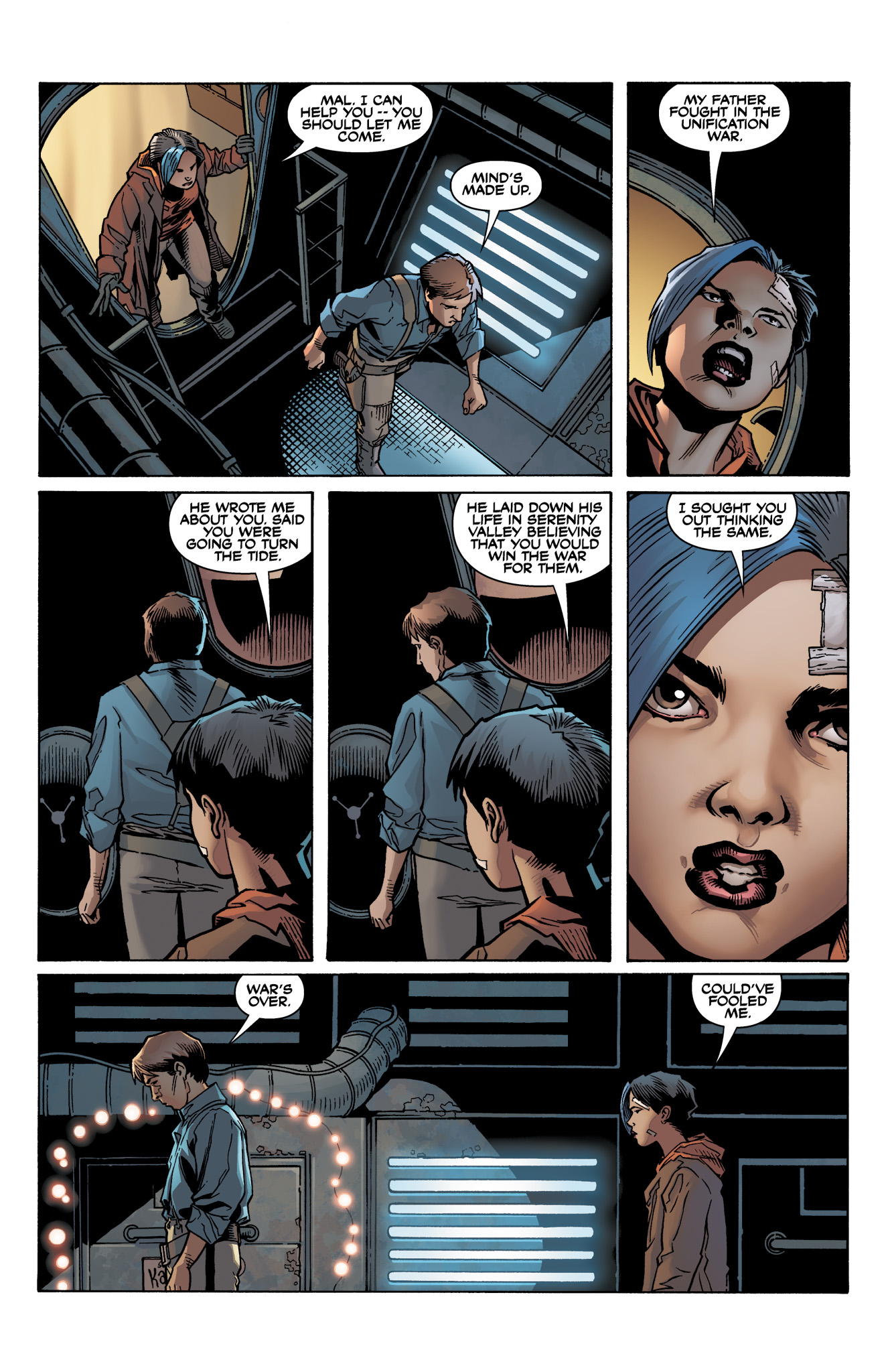 Read online Serenity: Firefly Class 03-K64  Leaves on the Wind comic -  Issue #6 - 8