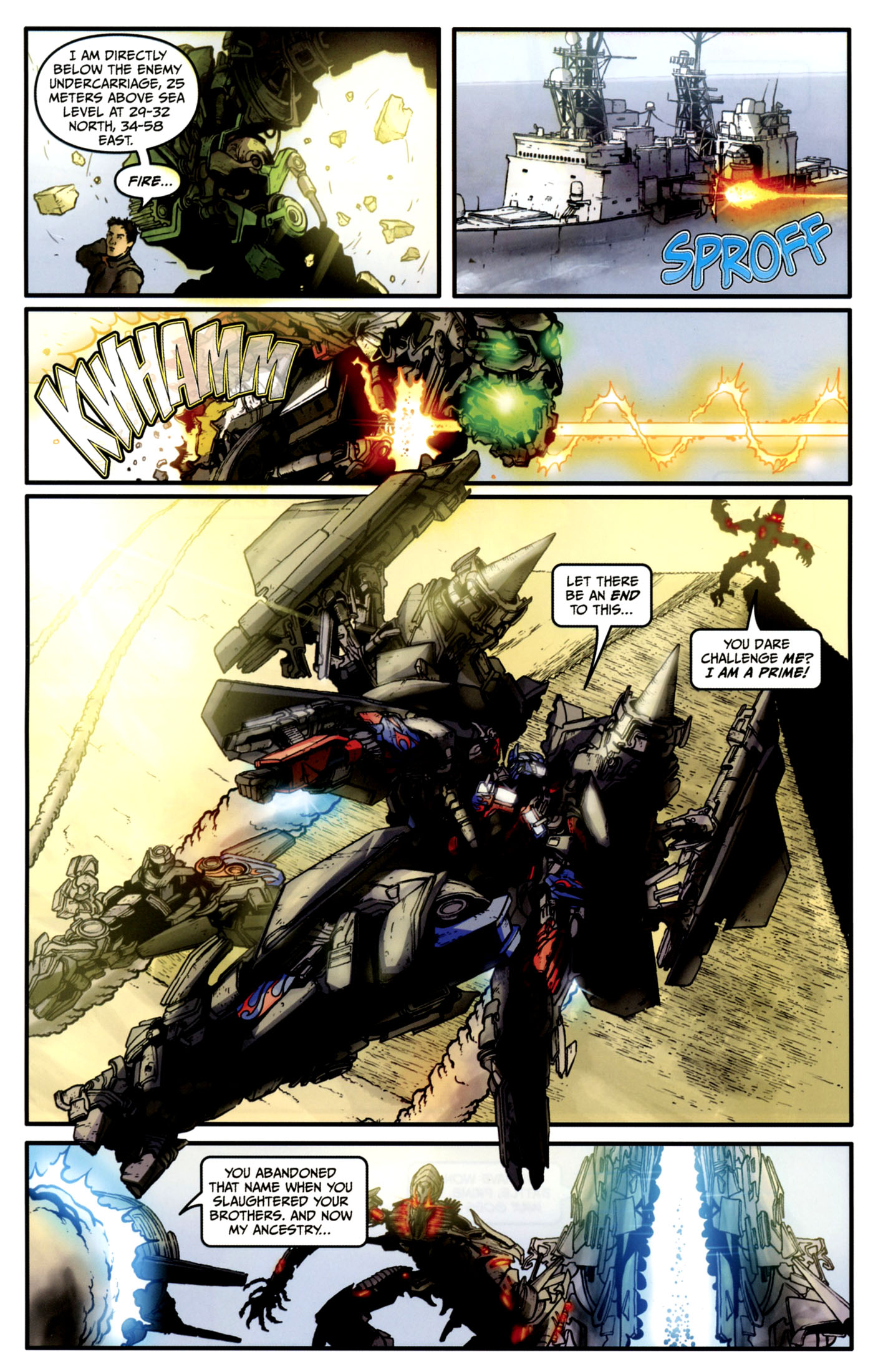 Read online Transformers: Revenge of the Fallen — Official Movie Adaptation comic -  Issue #4 - 22