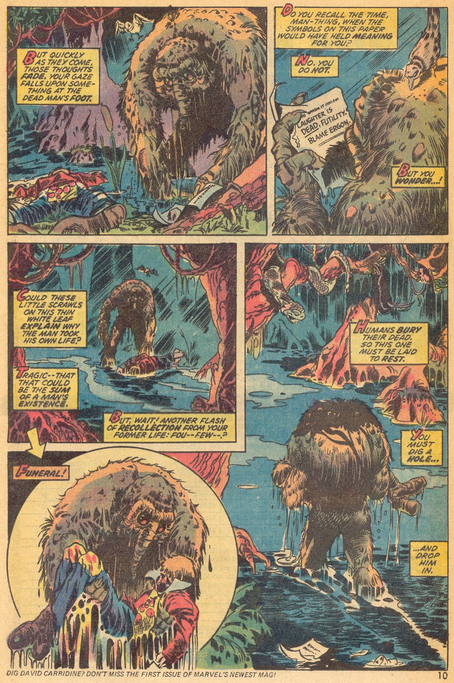 Read online Man-Thing (1974) comic -  Issue #5 - 6