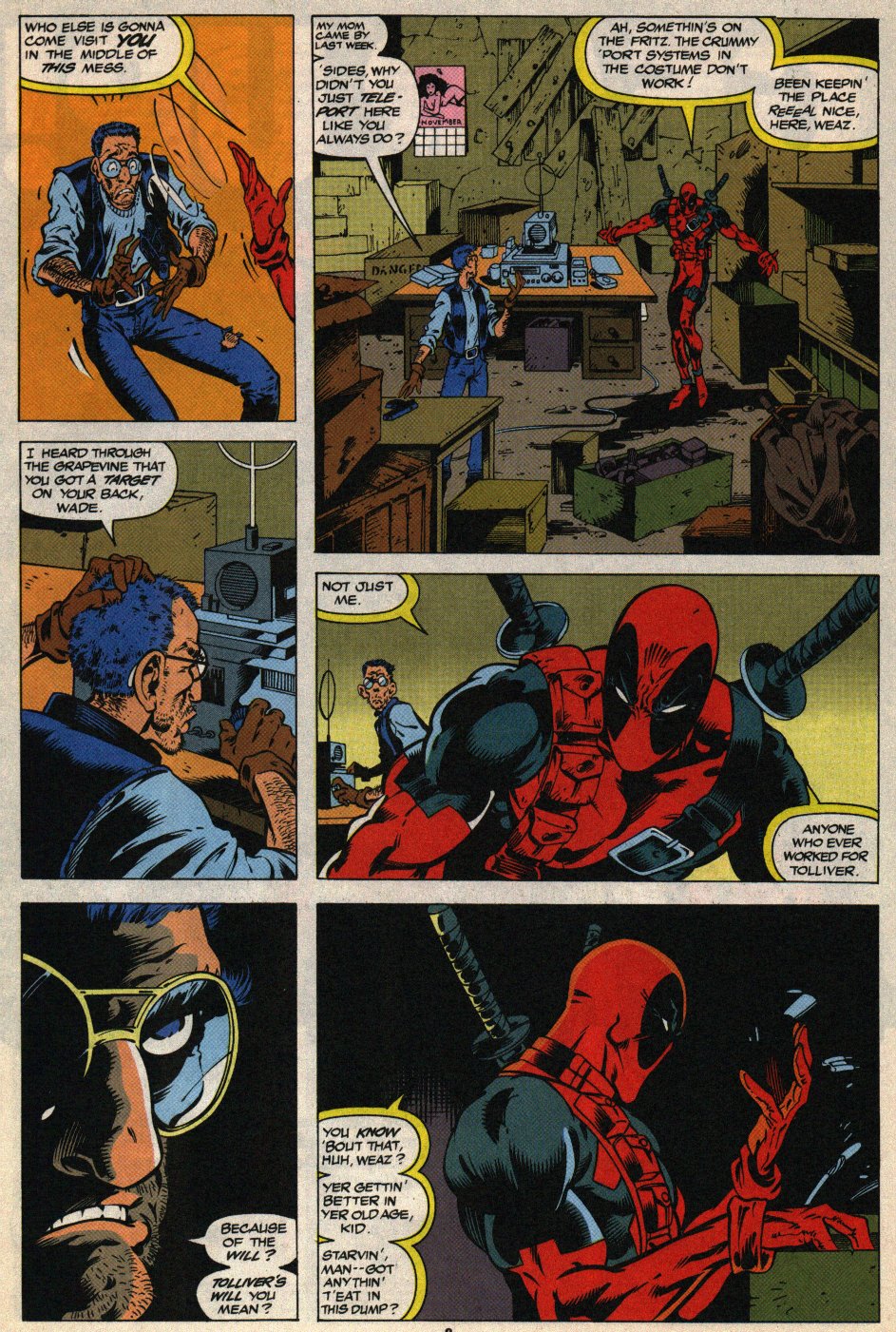 Read online Deadpool: The Circle Chase comic -  Issue #1 - 7