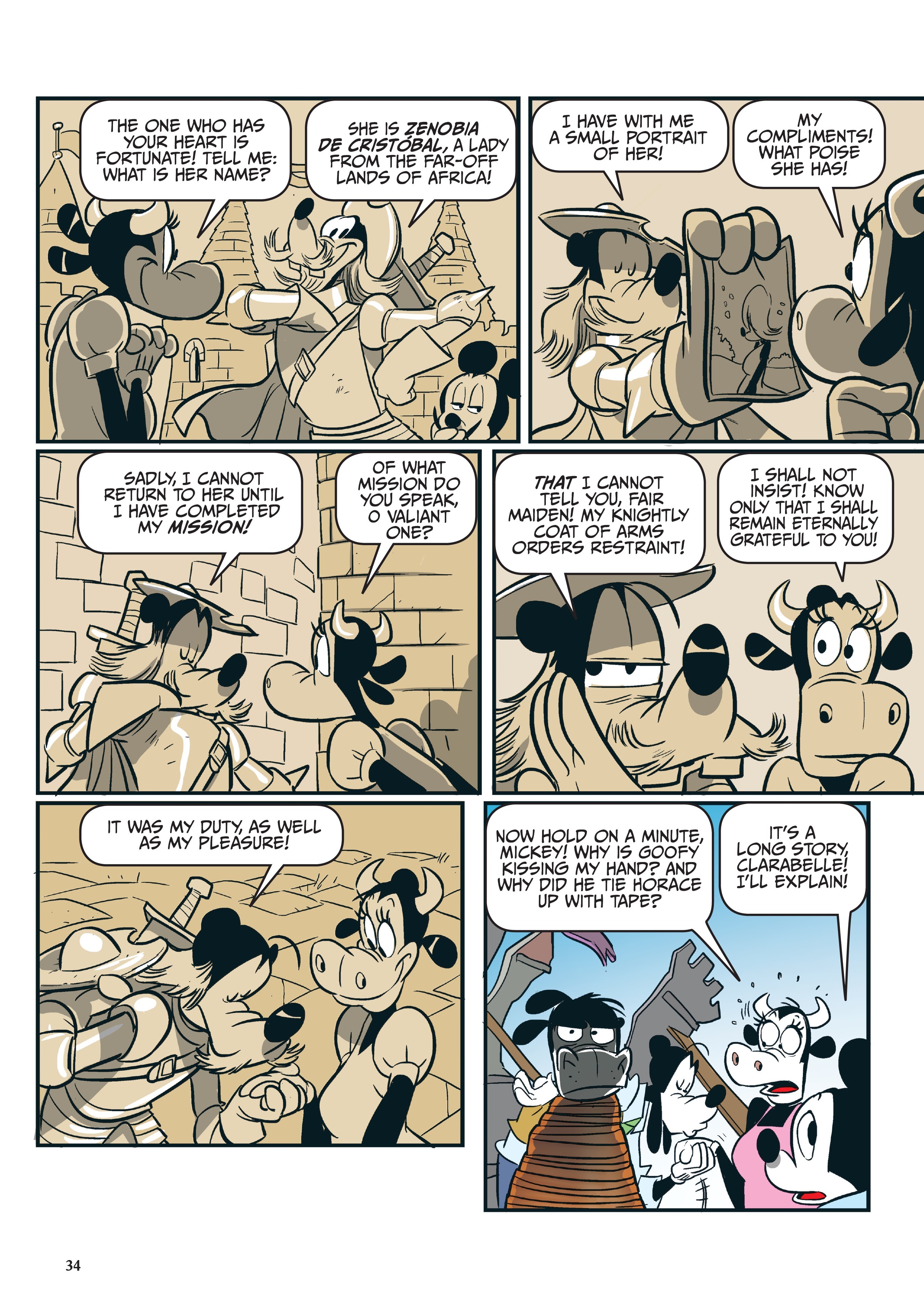Read online Disney Don Quixote, Starring Goofy and Mickey Mouse comic -  Issue # TPB - 35