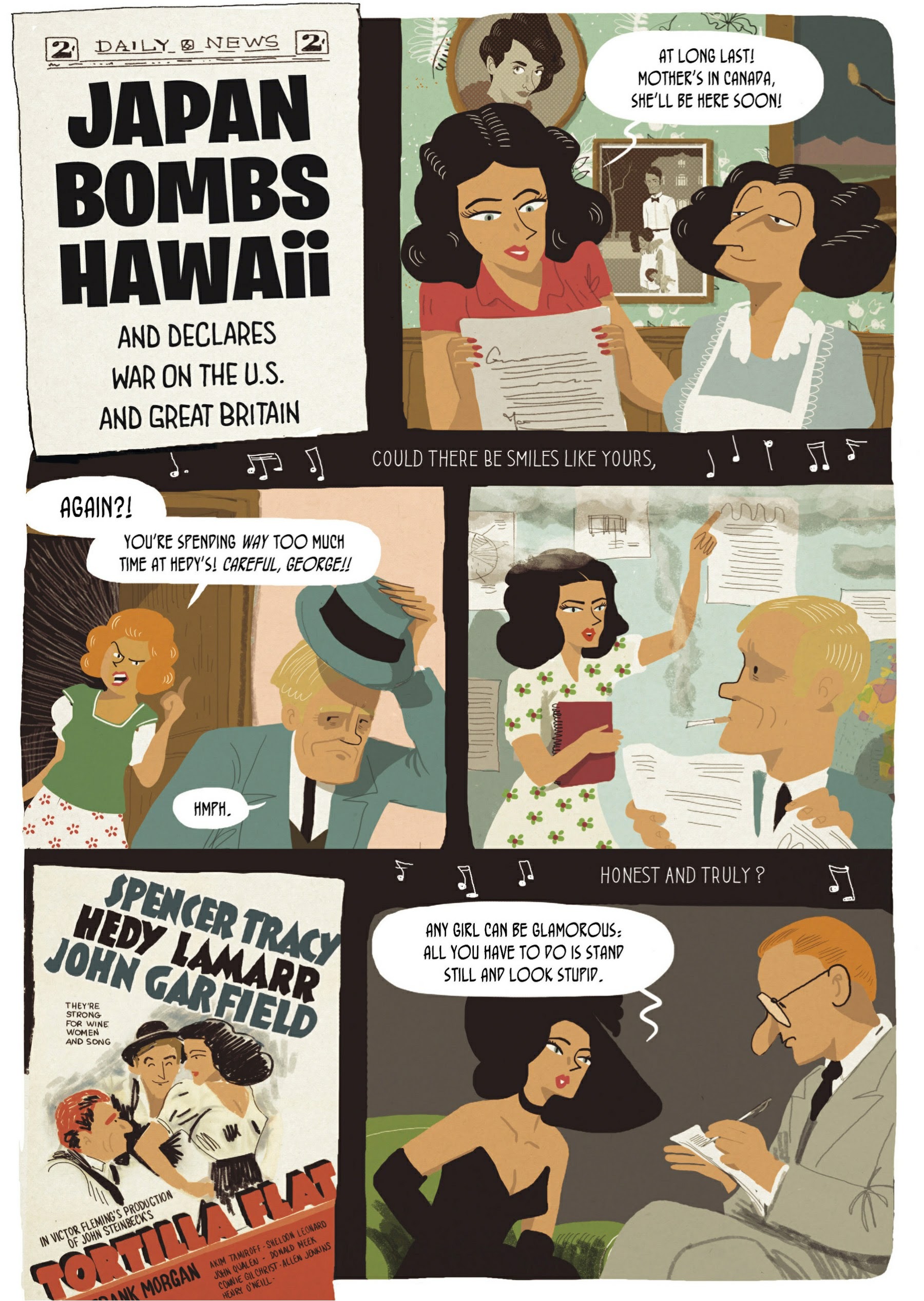 Read online Hedy Lamarr: An Incredible Life comic -  Issue # TPB (Part 2) - 21