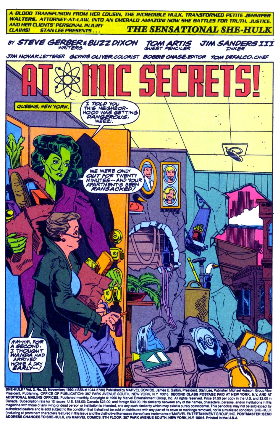 Read online The Sensational She-Hulk comic -  Issue #21 - 2