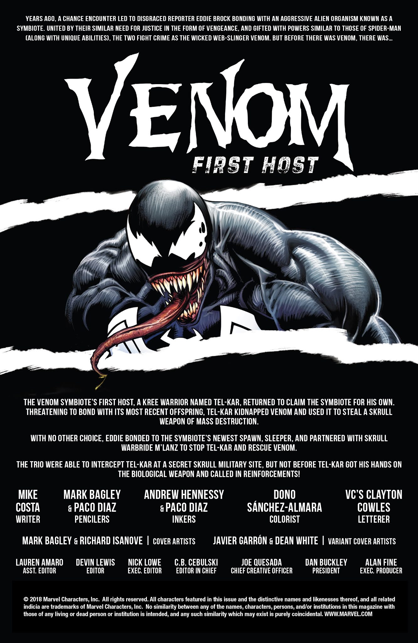 Read online Venom: First Host comic -  Issue #5 - 2