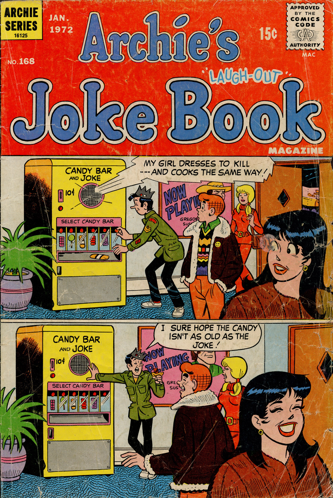 Read online Archie's Joke Book Magazine comic -  Issue #168 - 1