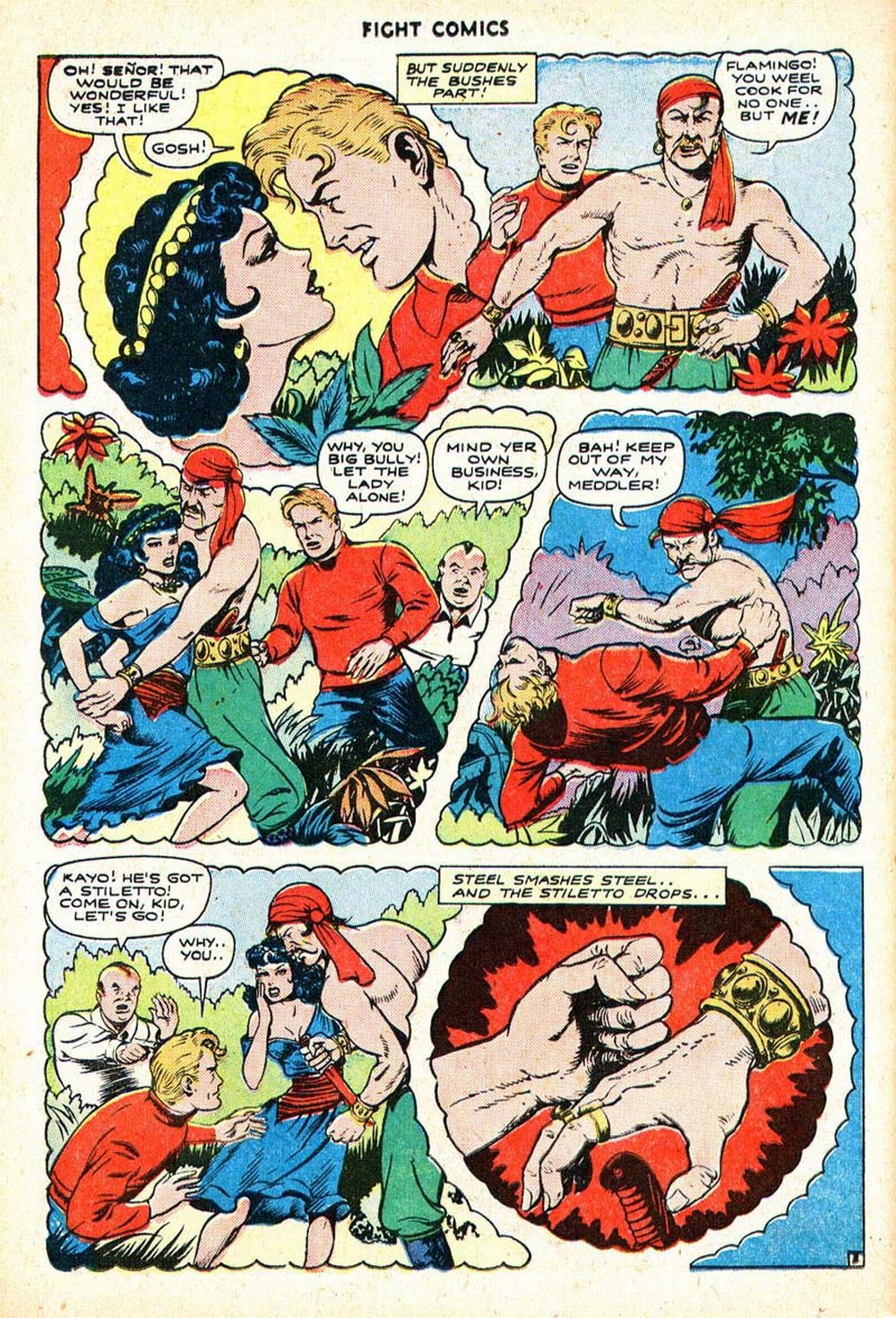 Read online Fight Comics comic -  Issue #36 - 38