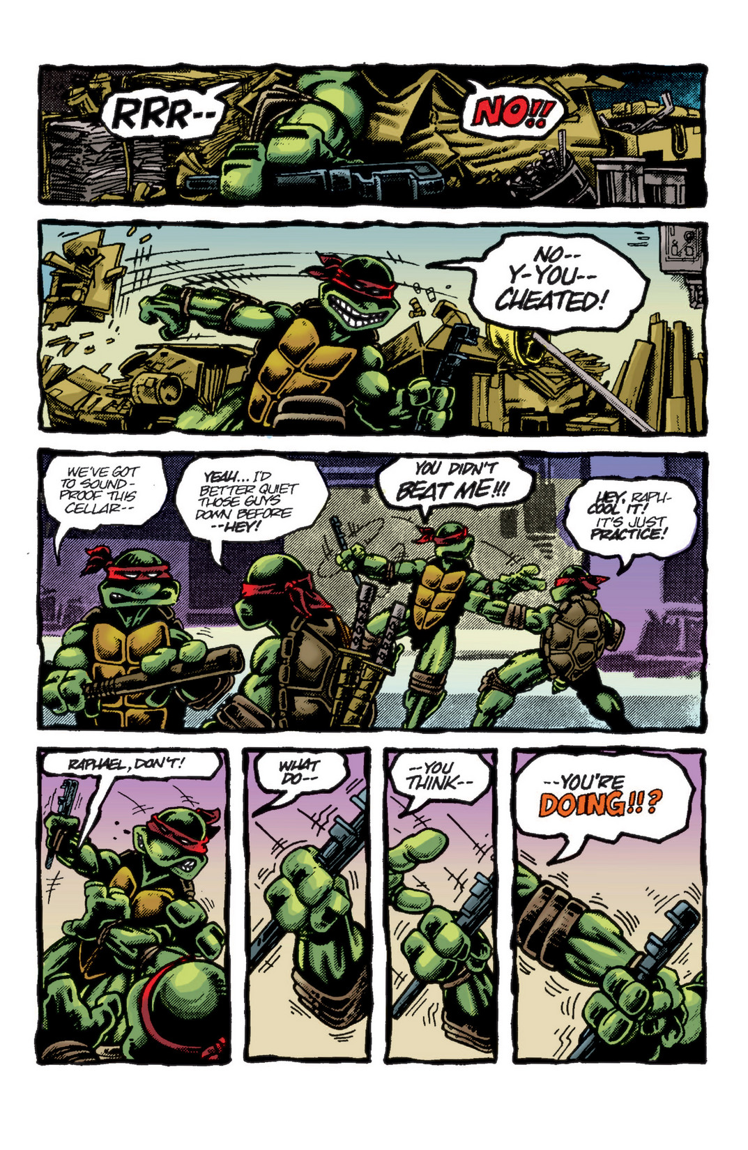 Read online Teenage Mutant Ninja Turtles Color Classics: Raphael Micro-Series One-Shot comic -  Issue # Full - 7