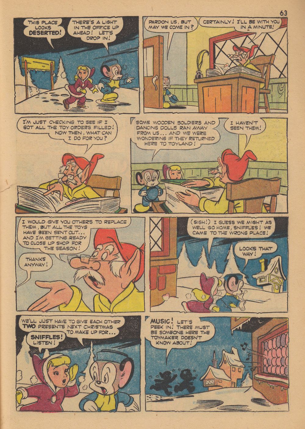 Read online Bugs Bunny's Christmas Funnies comic -  Issue # TPB 5 - 65