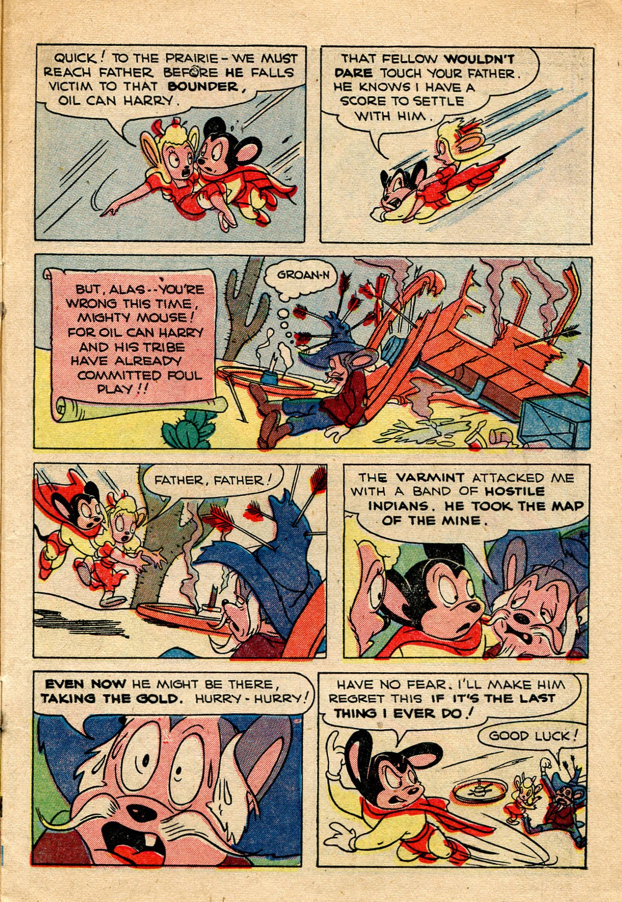 Read online Paul Terry's Mighty Mouse Comics comic -  Issue #18 - 7