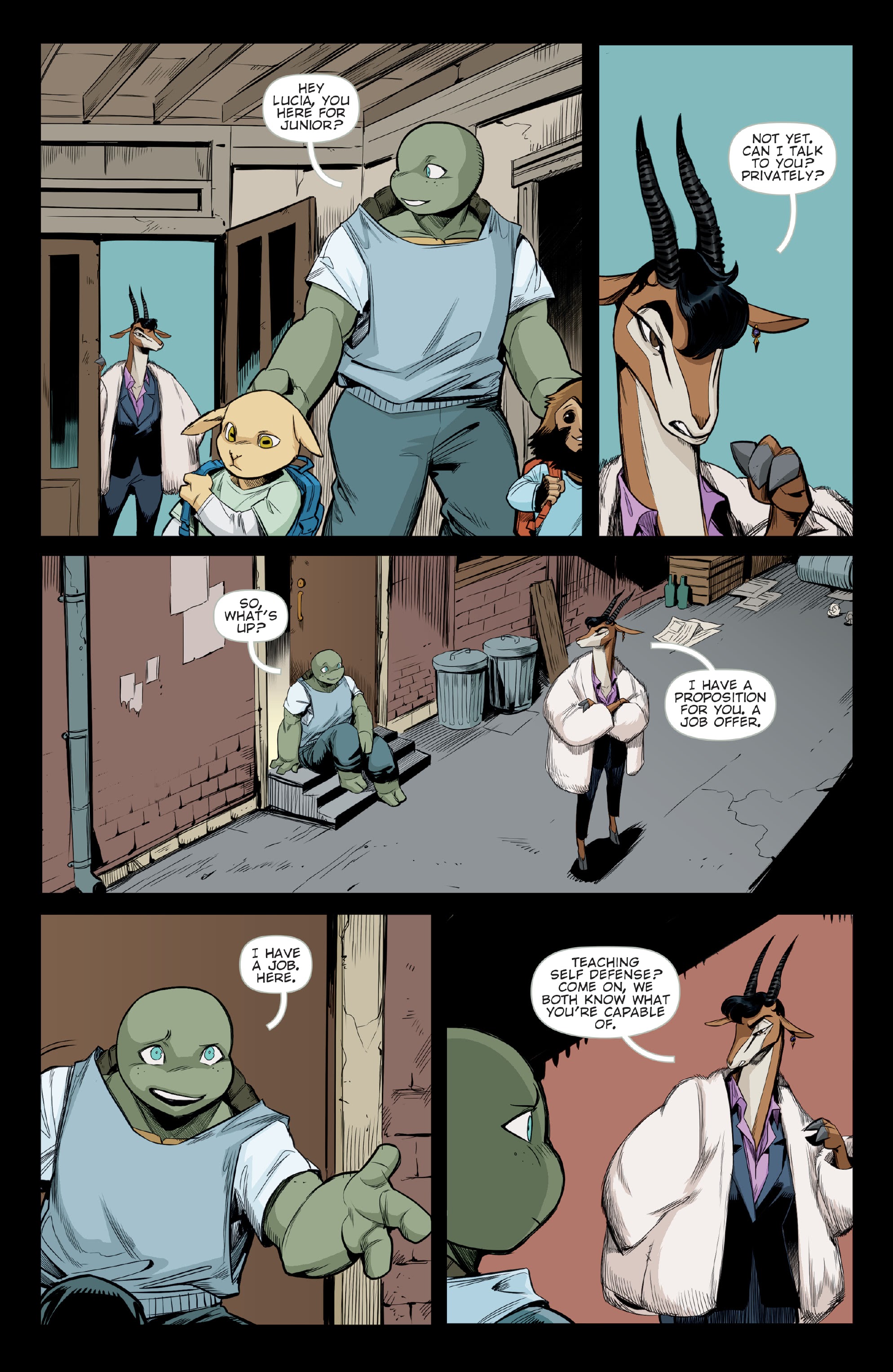 Read online Teenage Mutant Ninja Turtles: Jennika II comic -  Issue #5 - 18