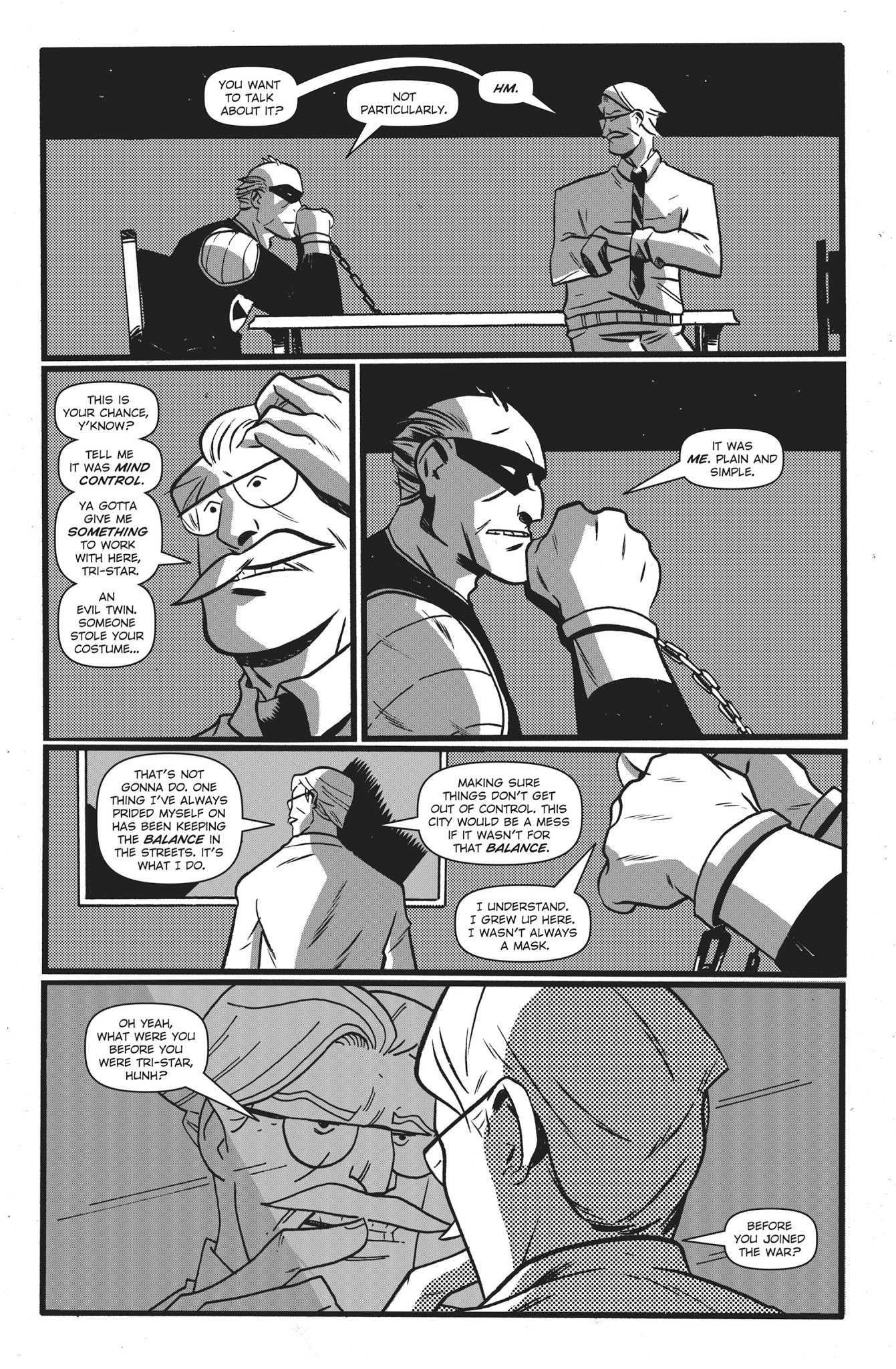 Read online Masks & Mobsters comic -  Issue #8 - 9