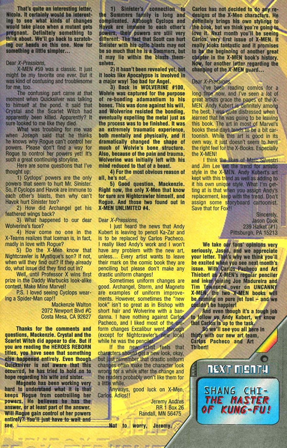 X-Men (1991) 61 Page 23