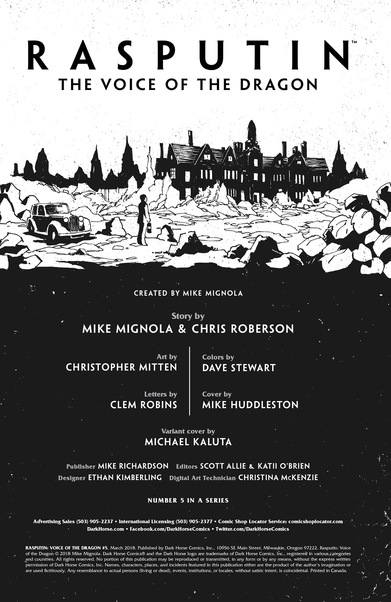 Read online Rasputin: The Voice of the Dragon comic -  Issue #5 - 2