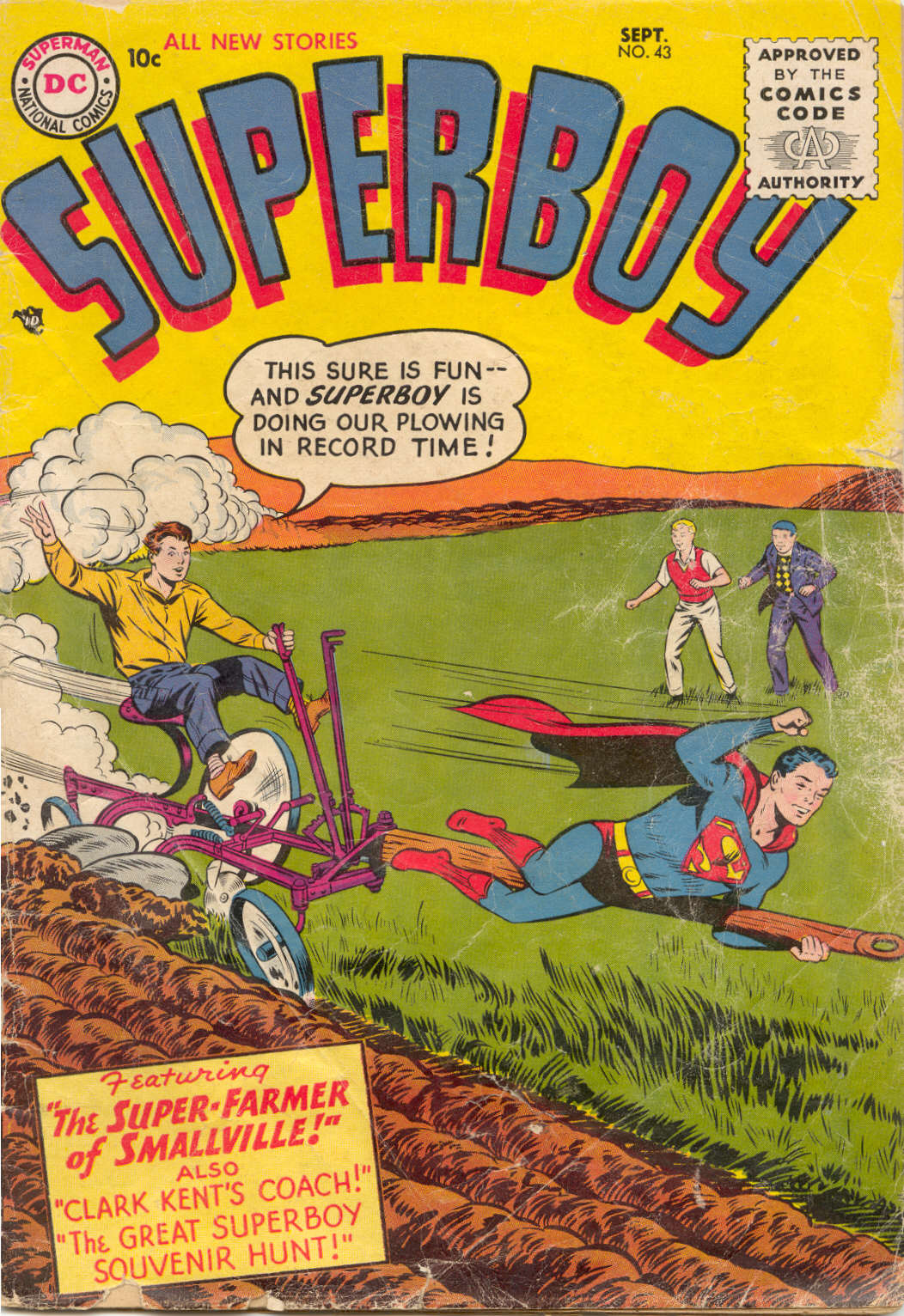 Read online Superboy (1949) comic -  Issue #43 - 1