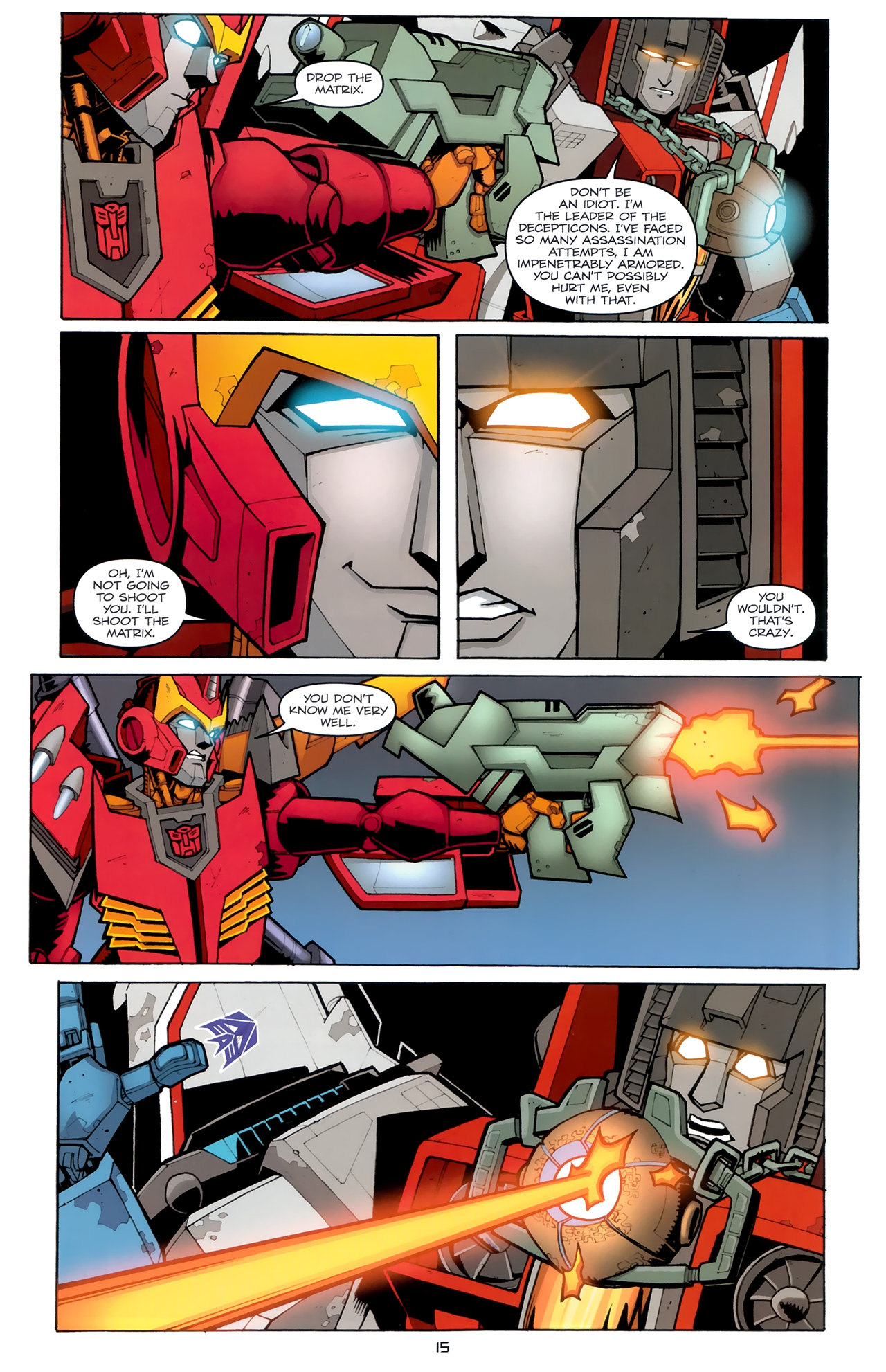 Read online The Transformers (2009) comic -  Issue #13 - 18