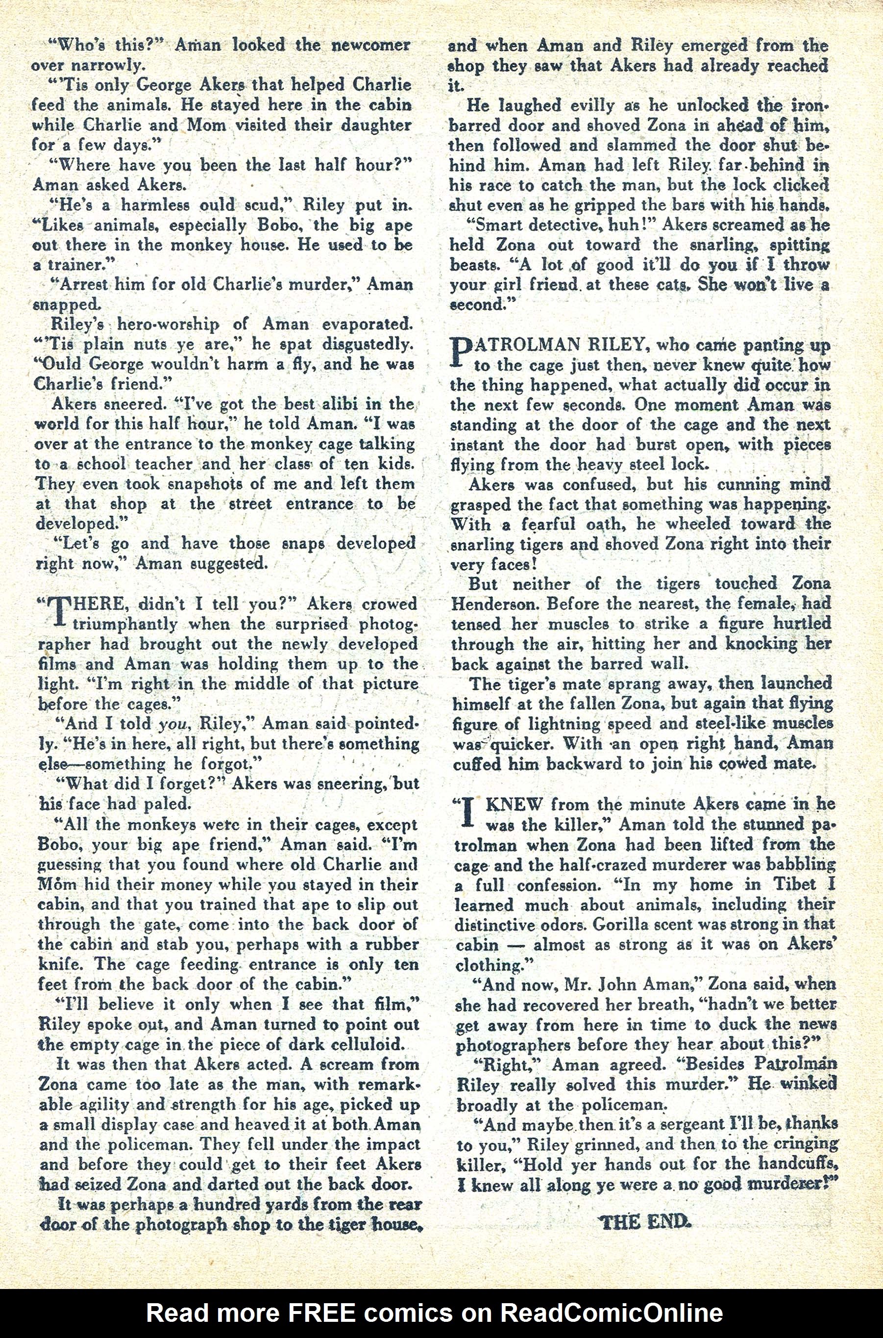 Read online Amazing Man Comics comic -  Issue #13 - 35