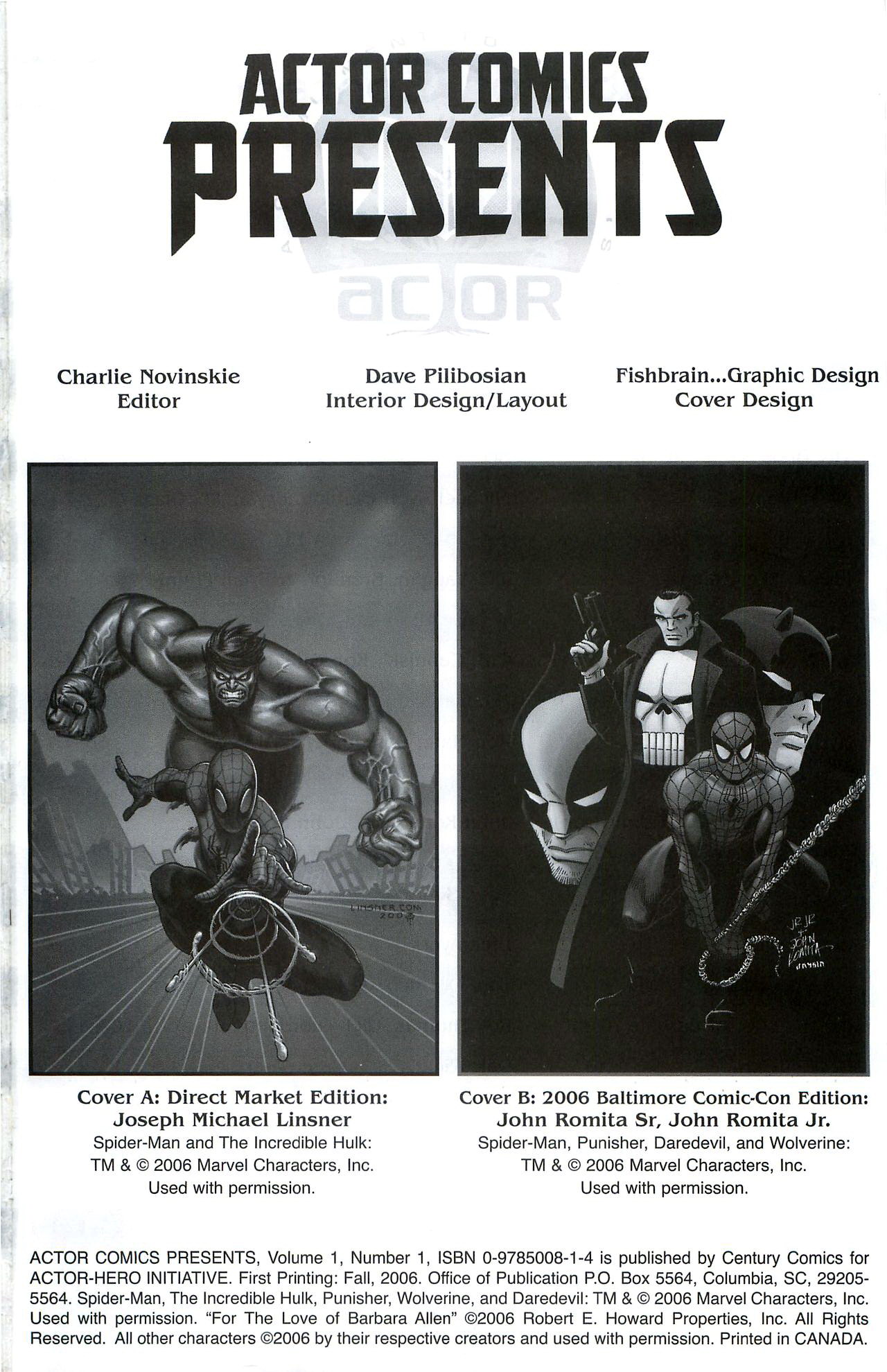 Read online ACTOR Comics Presents comic -  Issue # TPB (Part 1) - 2