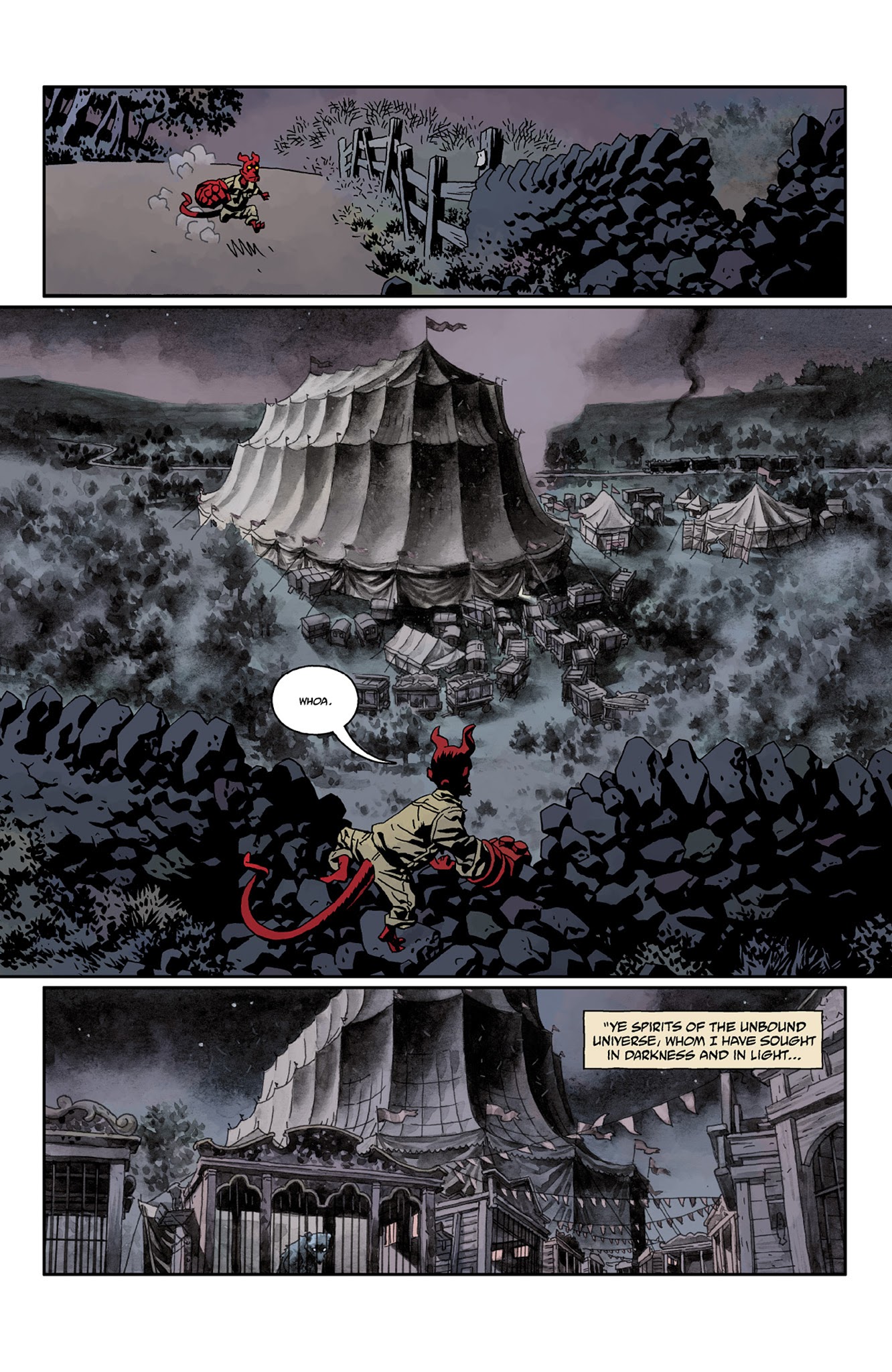 Read online Hellboy: The Midnight Circus comic -  Issue # TPB - 18