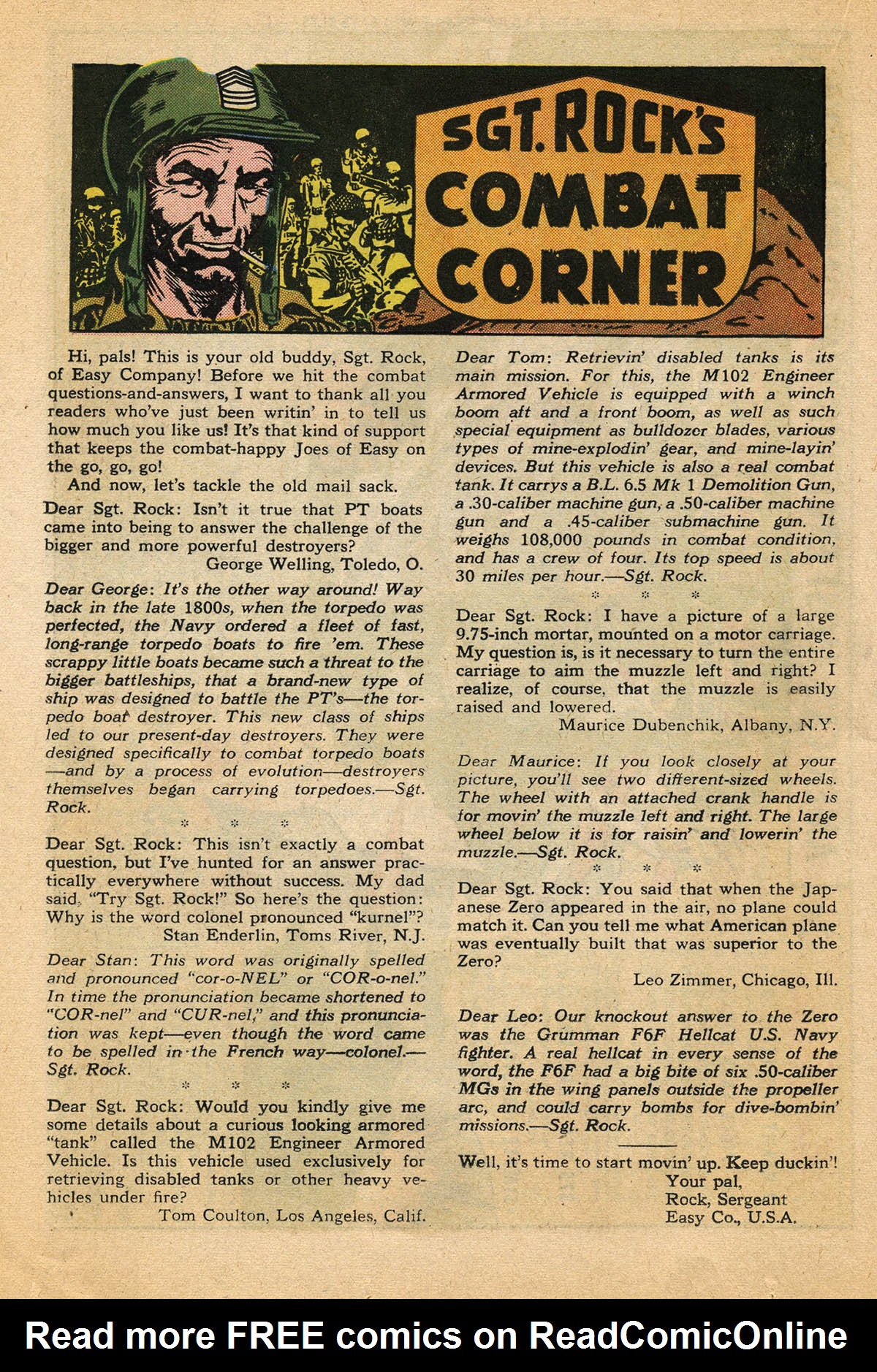 Read online Our Army at War (1952) comic -  Issue #146 - 22