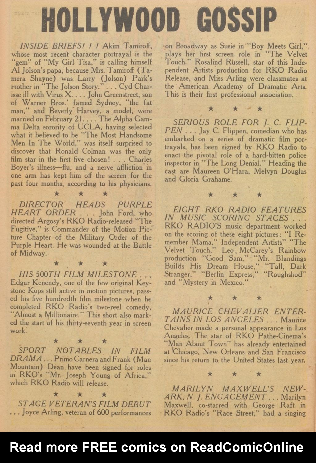 Read online Pep Comics comic -  Issue #68 - 42