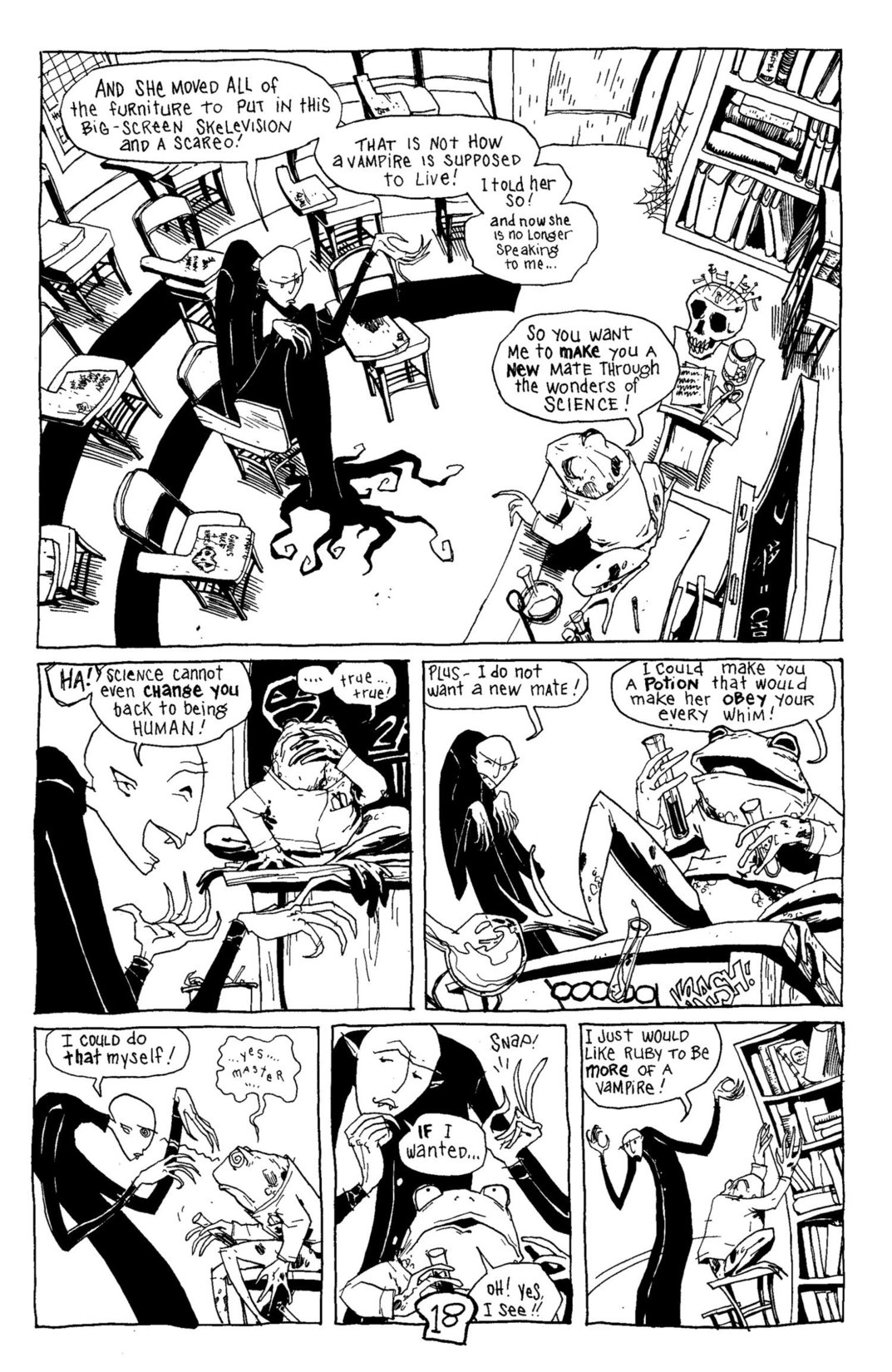 Read online Scary Godmother Comic Book Stories comic -  Issue # TPB - 19