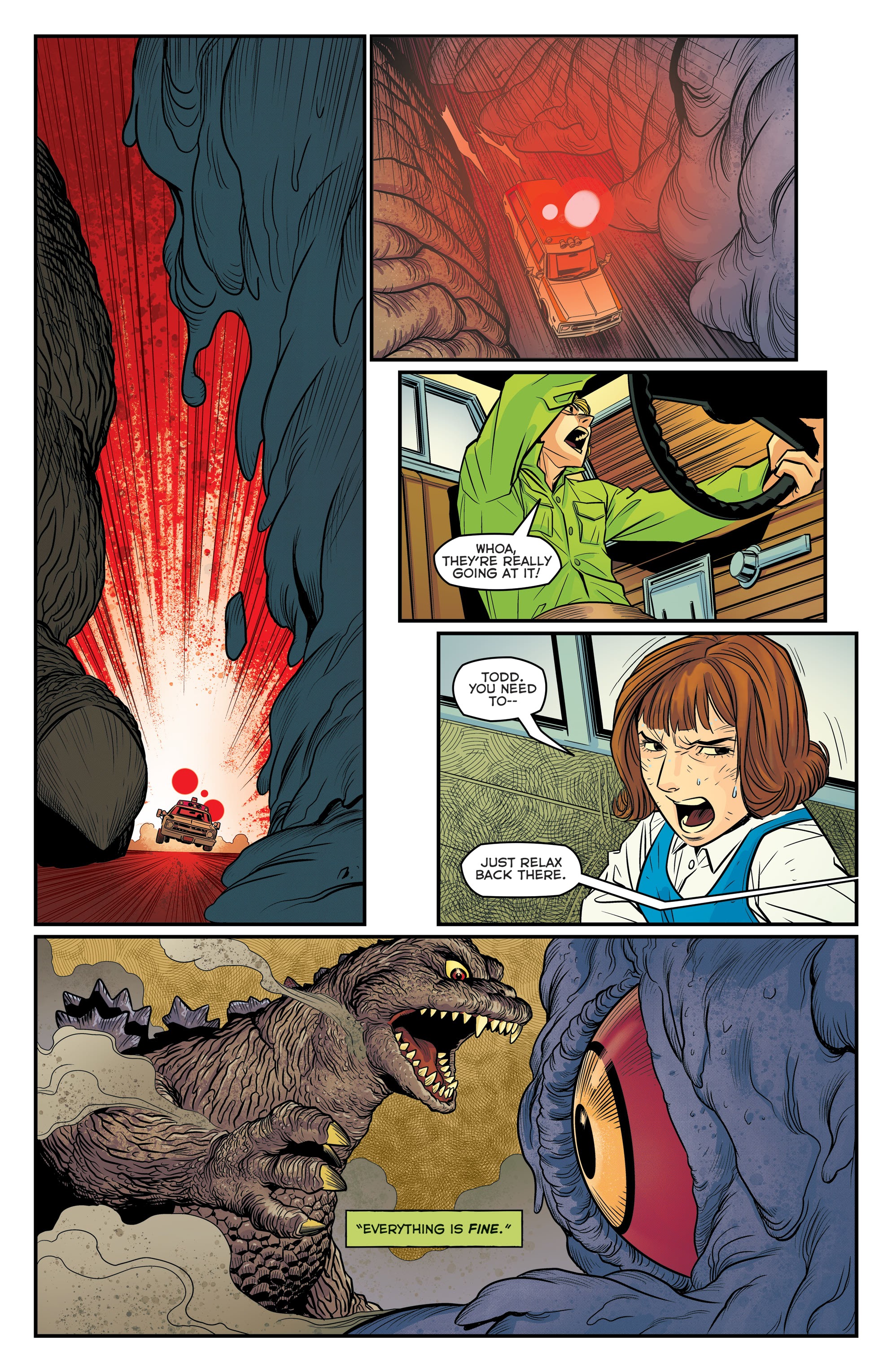 Read online Godzilla Rivals comic -  Issue # Vs. Hedorah - 8