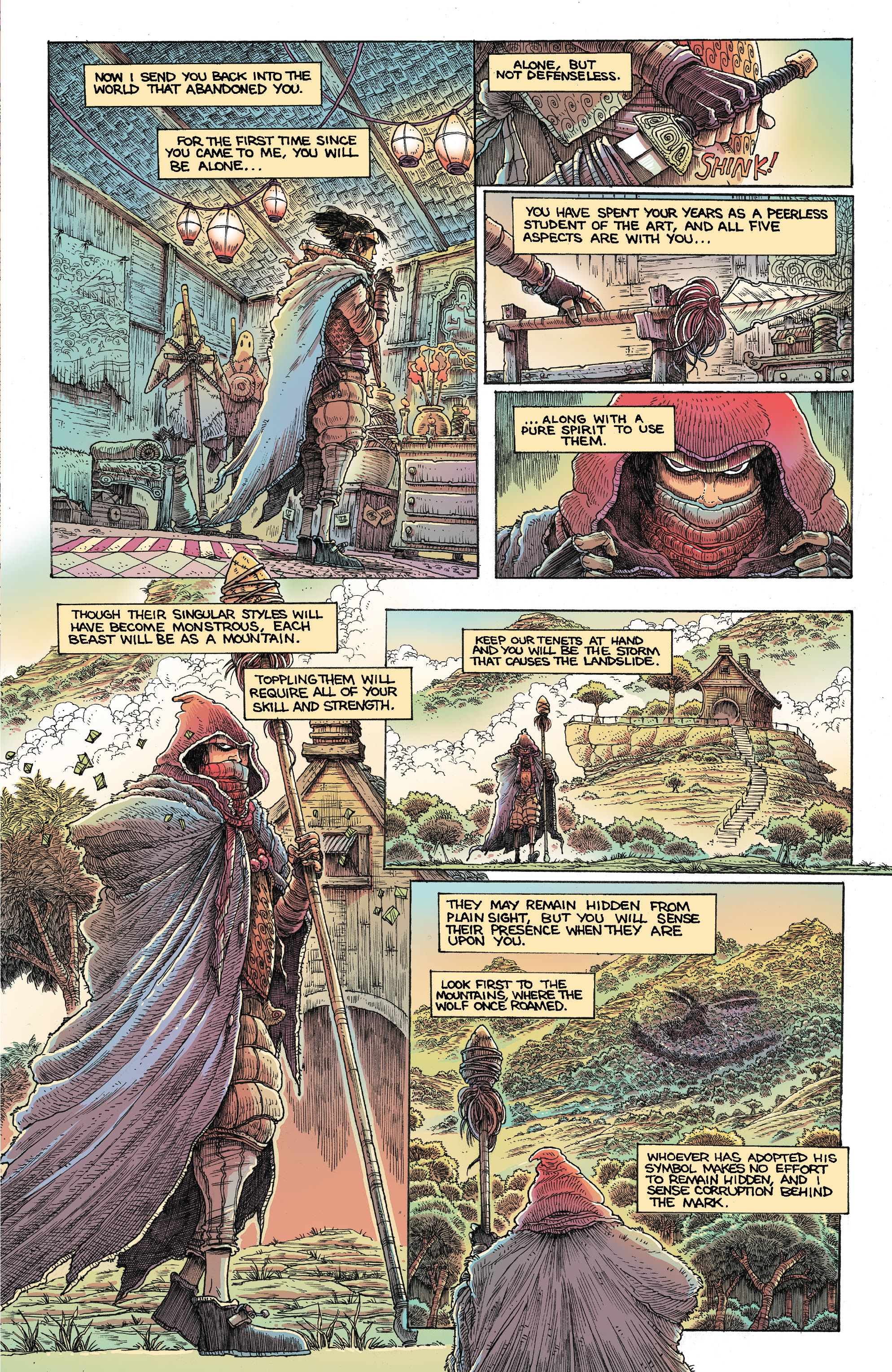 Read online Orphan and the Five Beasts comic -  Issue #1 - 13