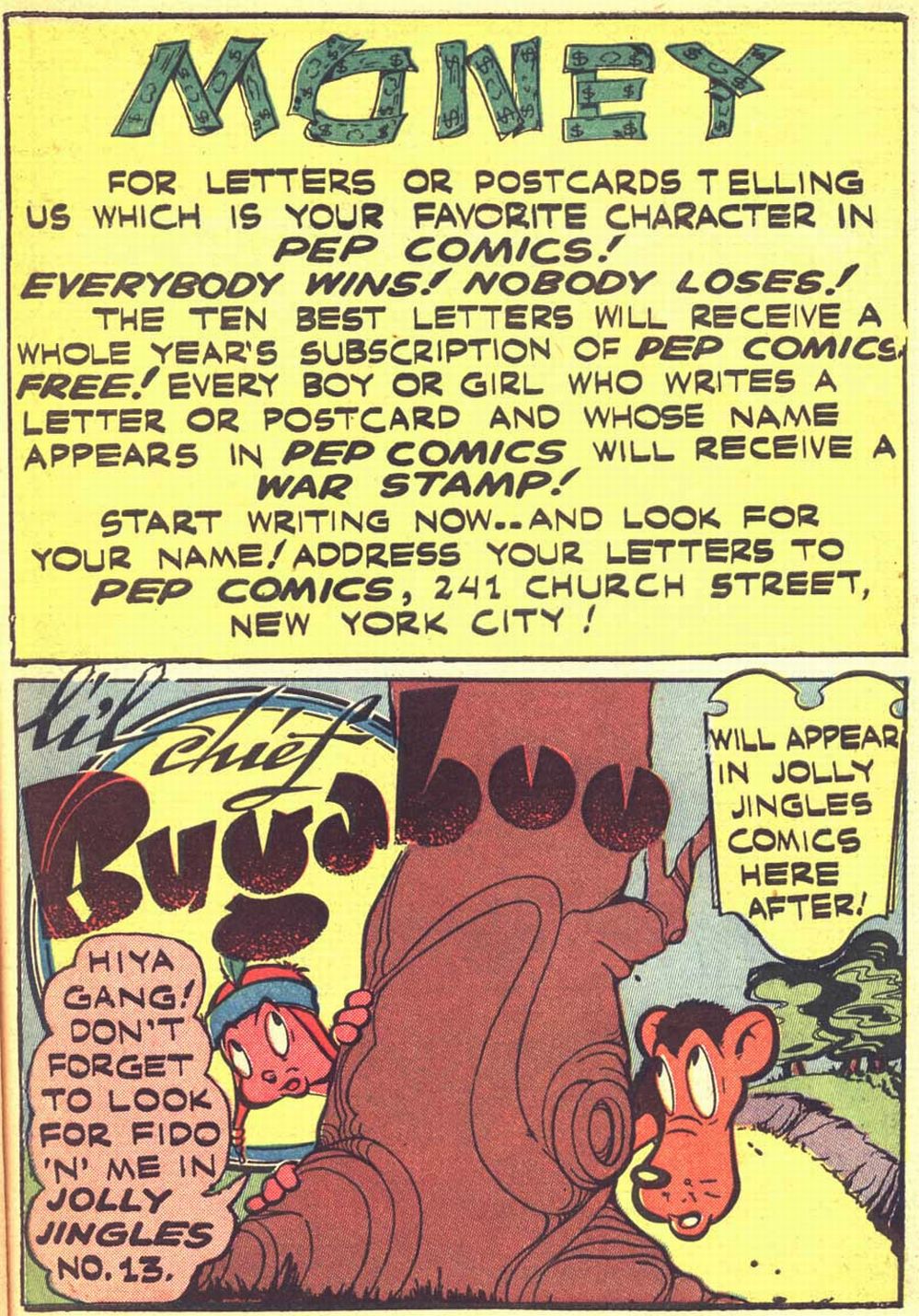 Read online Pep Comics comic -  Issue #48 - 13