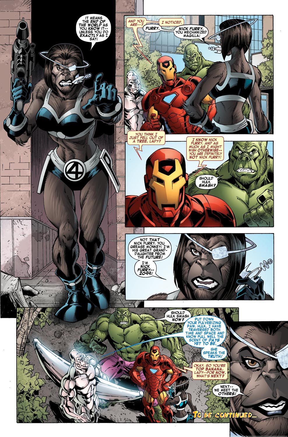 Read online Marvel Apes: Prime Eight comic -  Issue #1 - 10