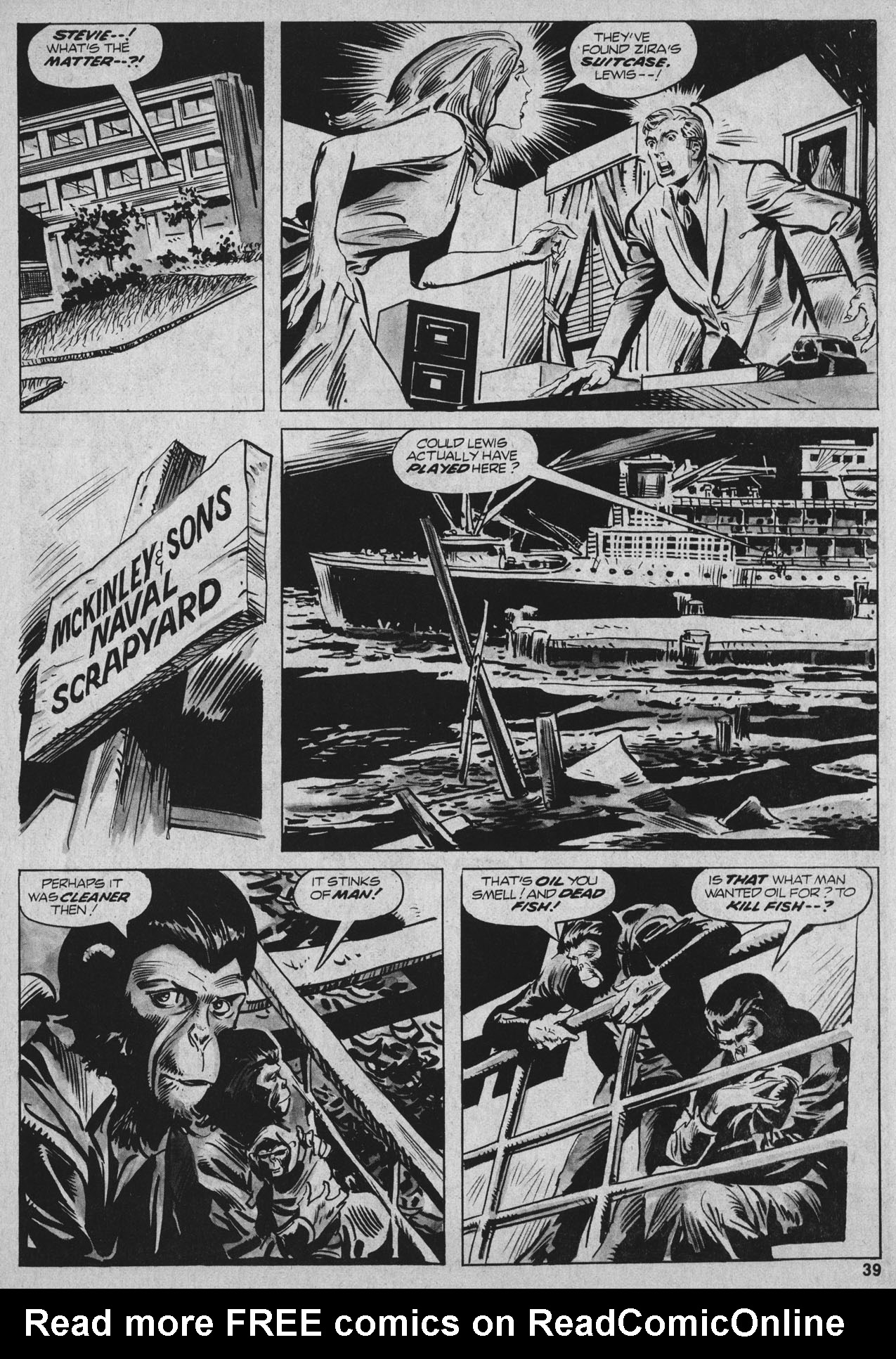 Read online Planet of the Apes comic -  Issue #16 - 39