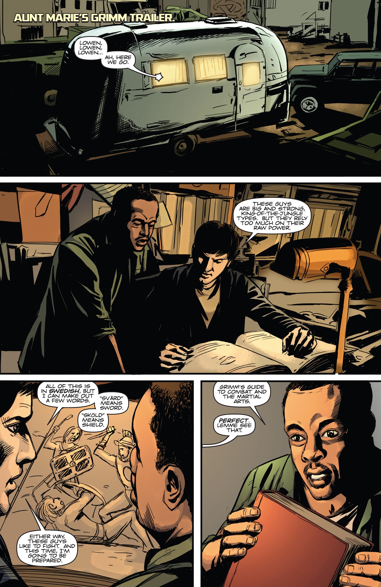 Read online Grimm: The Warlock comic -  Issue #1 - 16