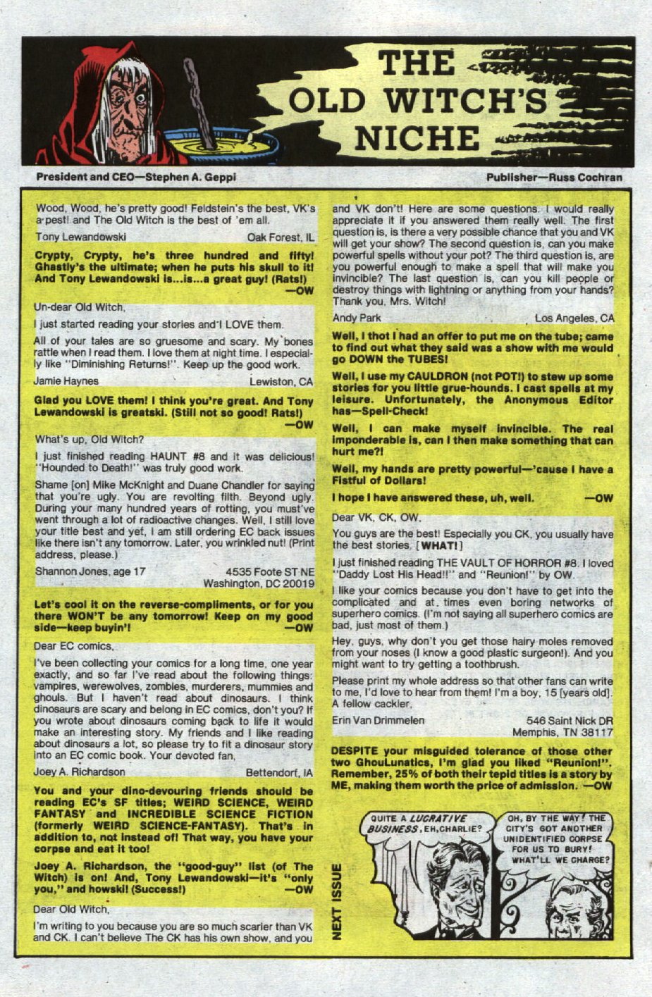 Read online Haunt of Fear comic -  Issue #9 - 19