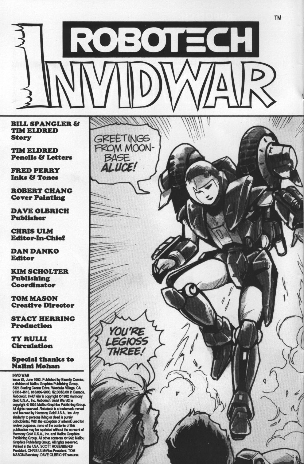 Read online Robotech: Invid War comic -  Issue #2 - 2