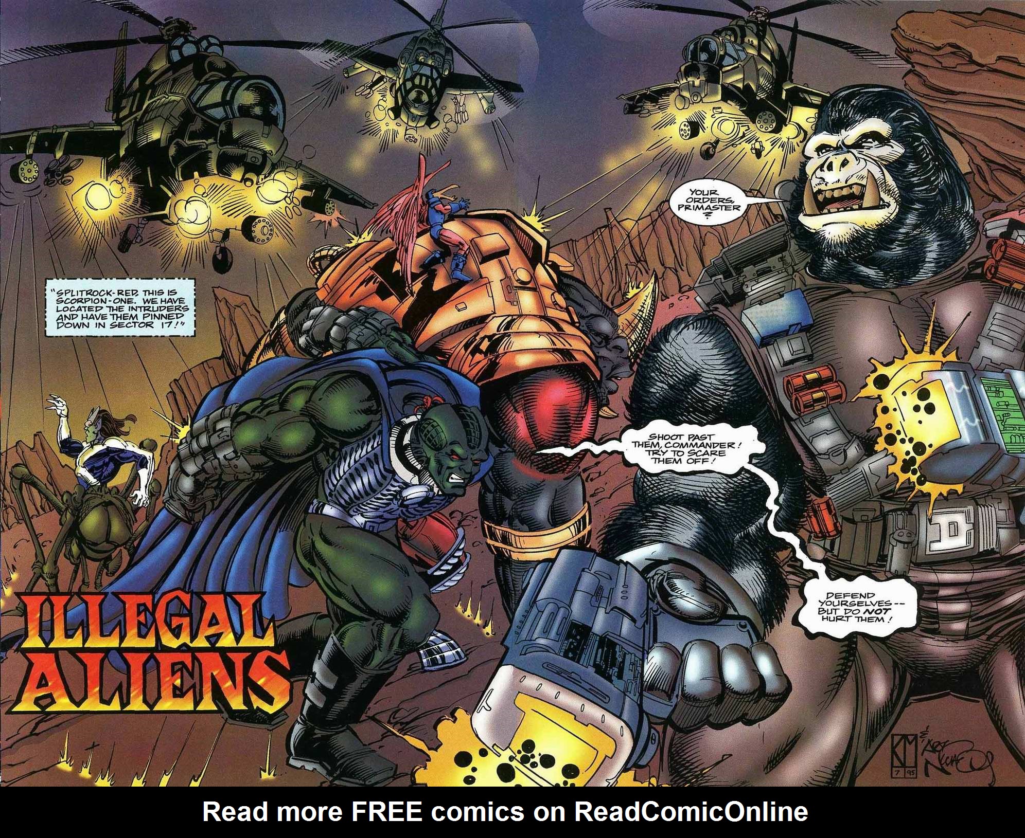 Read online Leonard Nimoy's Primortals (1995) comic -  Issue #11 - 4