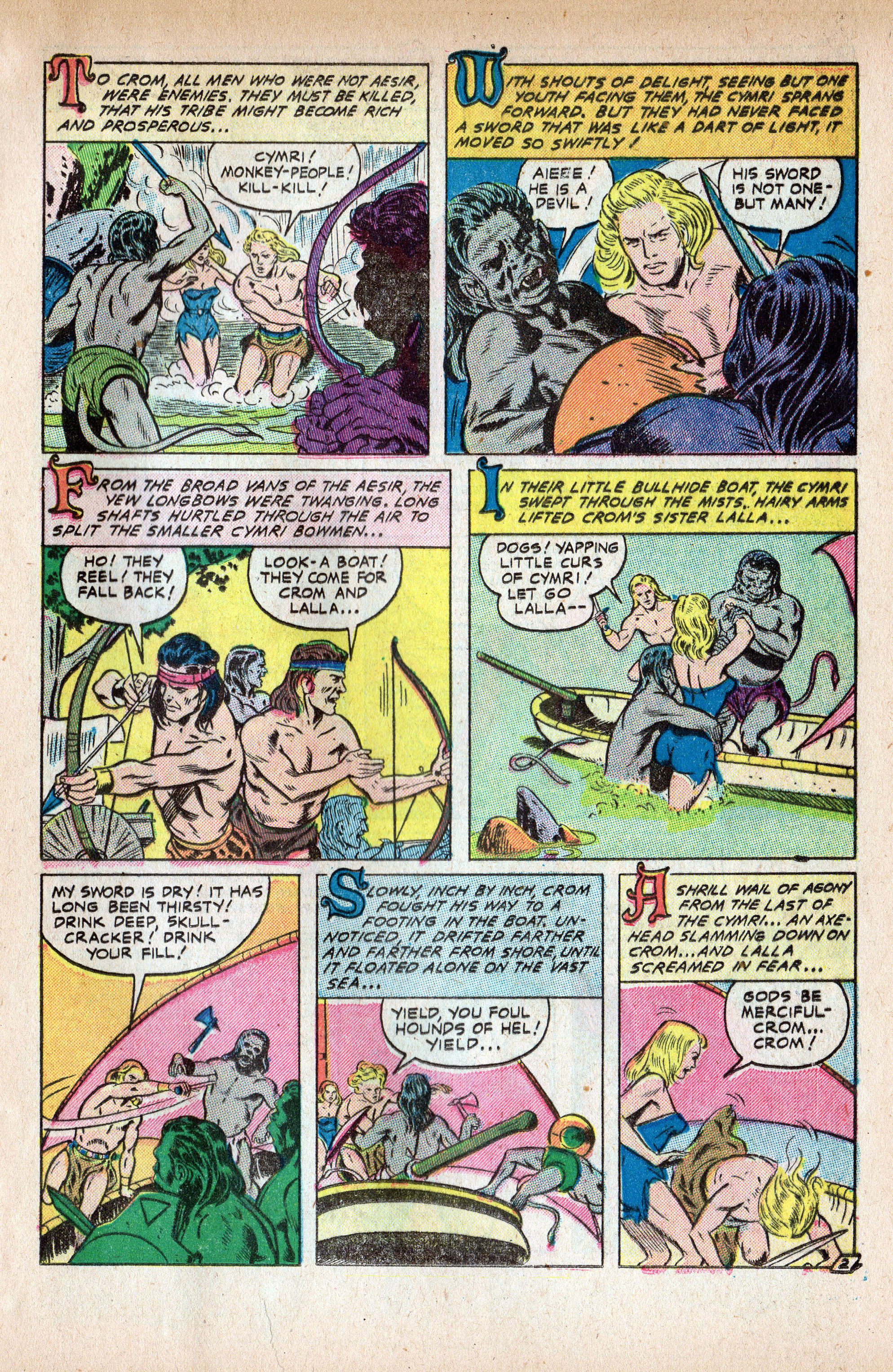 Read online Crom the Barbarian Collection comic -  Issue #1 - 6