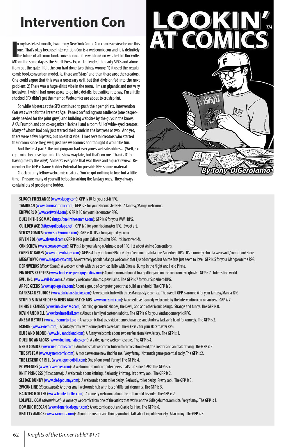 Read online Knights of the Dinner Table comic -  Issue #171 - 64