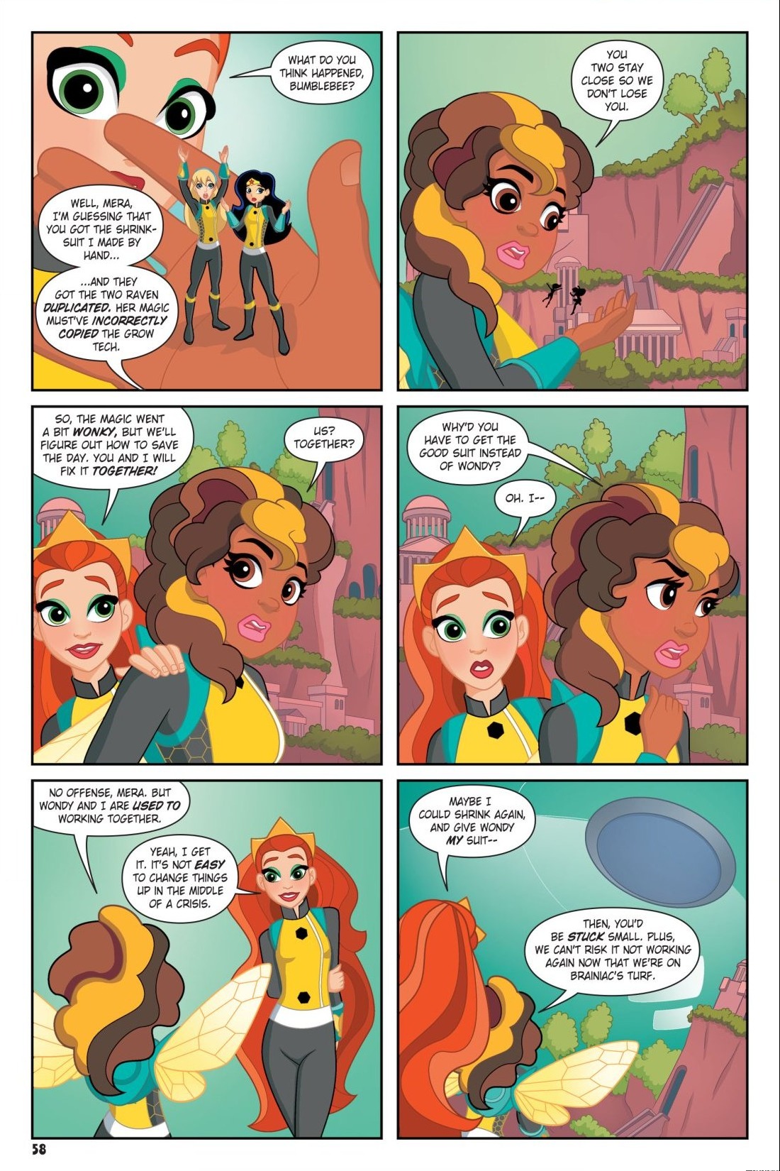 Read online DC Super Hero Girls: Search for Atlantis comic -  Issue # TPB - 57