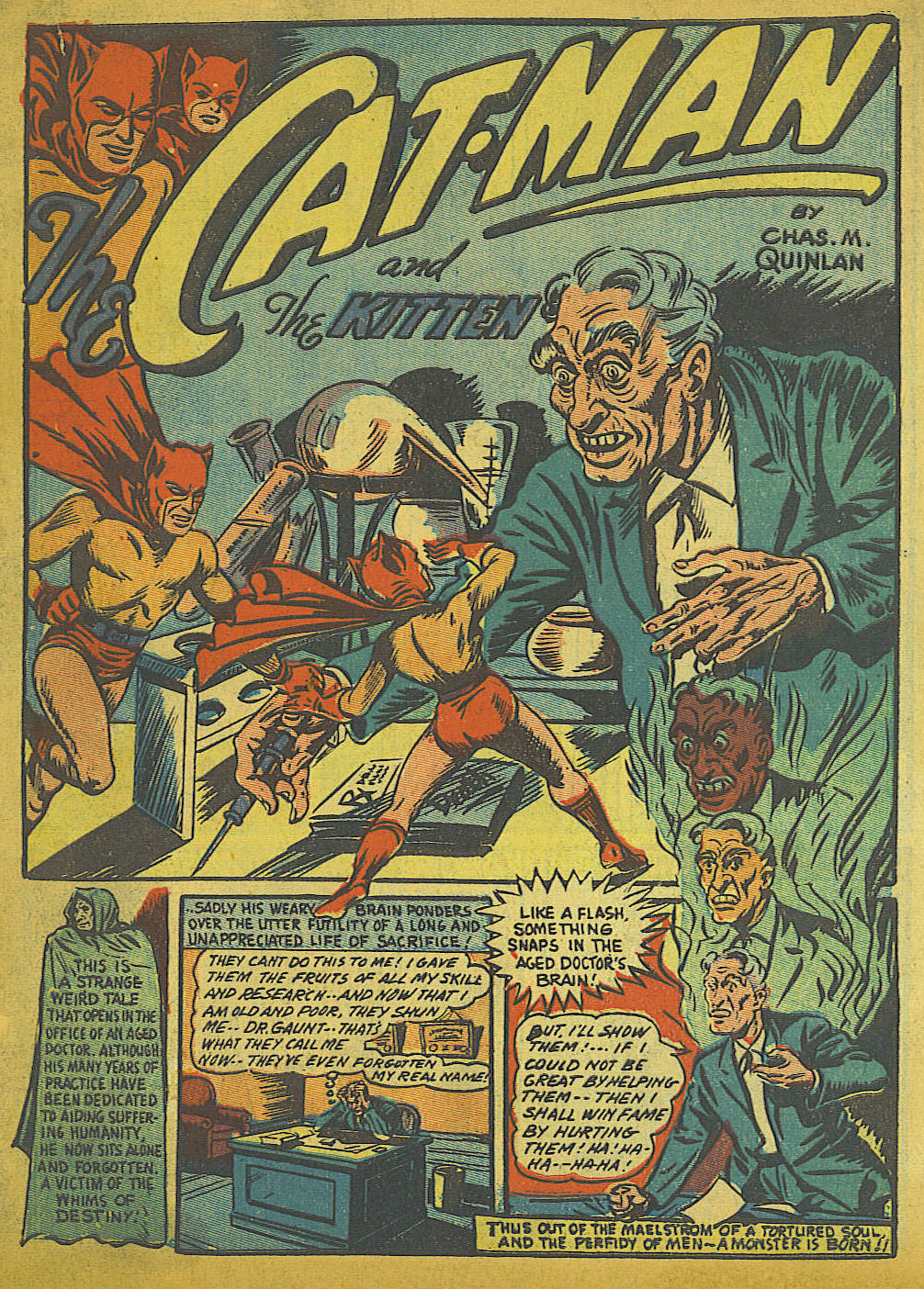 Read online Cat-Man Comics comic -  Issue #15 - 2