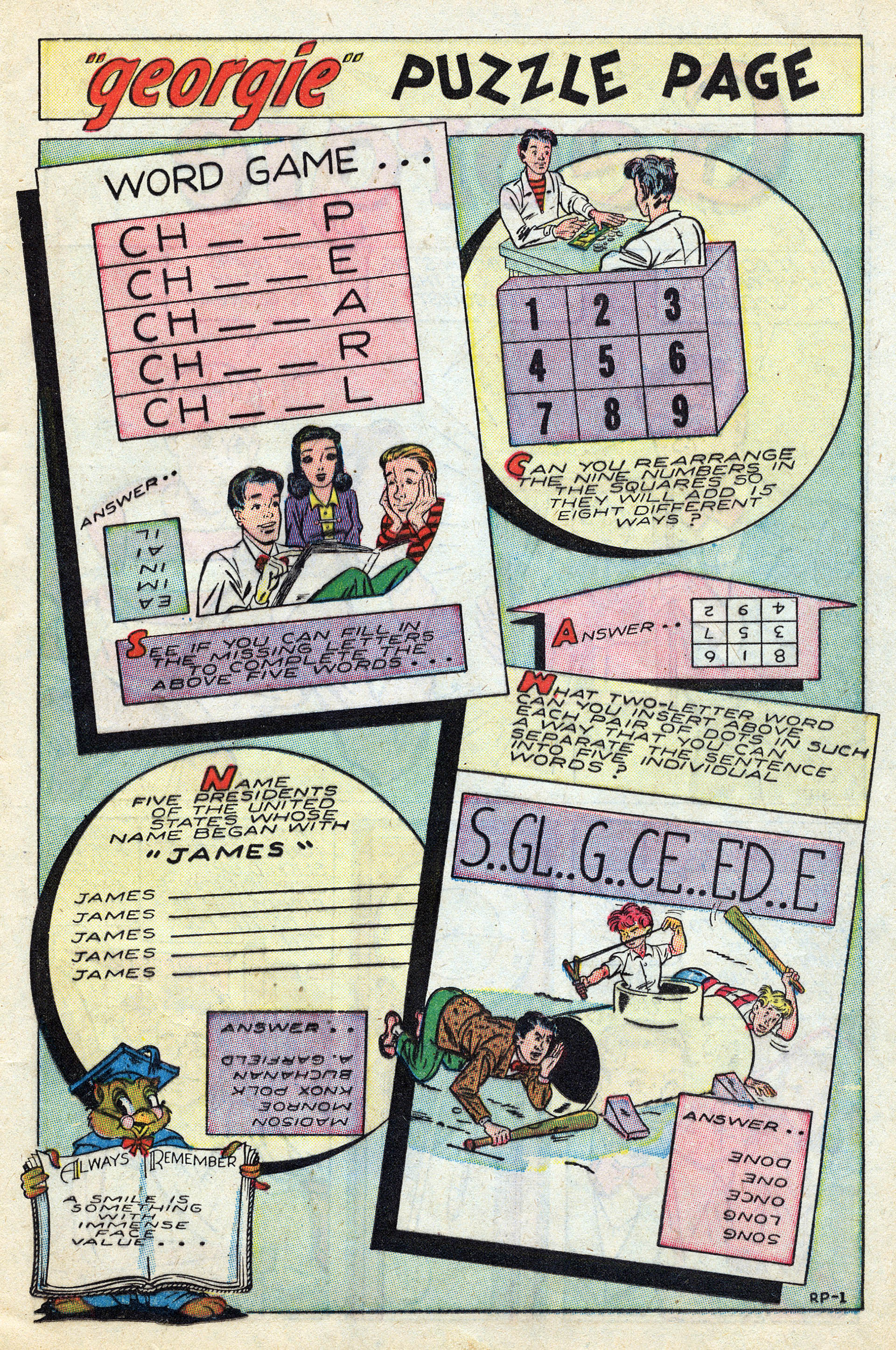 Read online Georgie Comics (1945) comic -  Issue #7 - 21