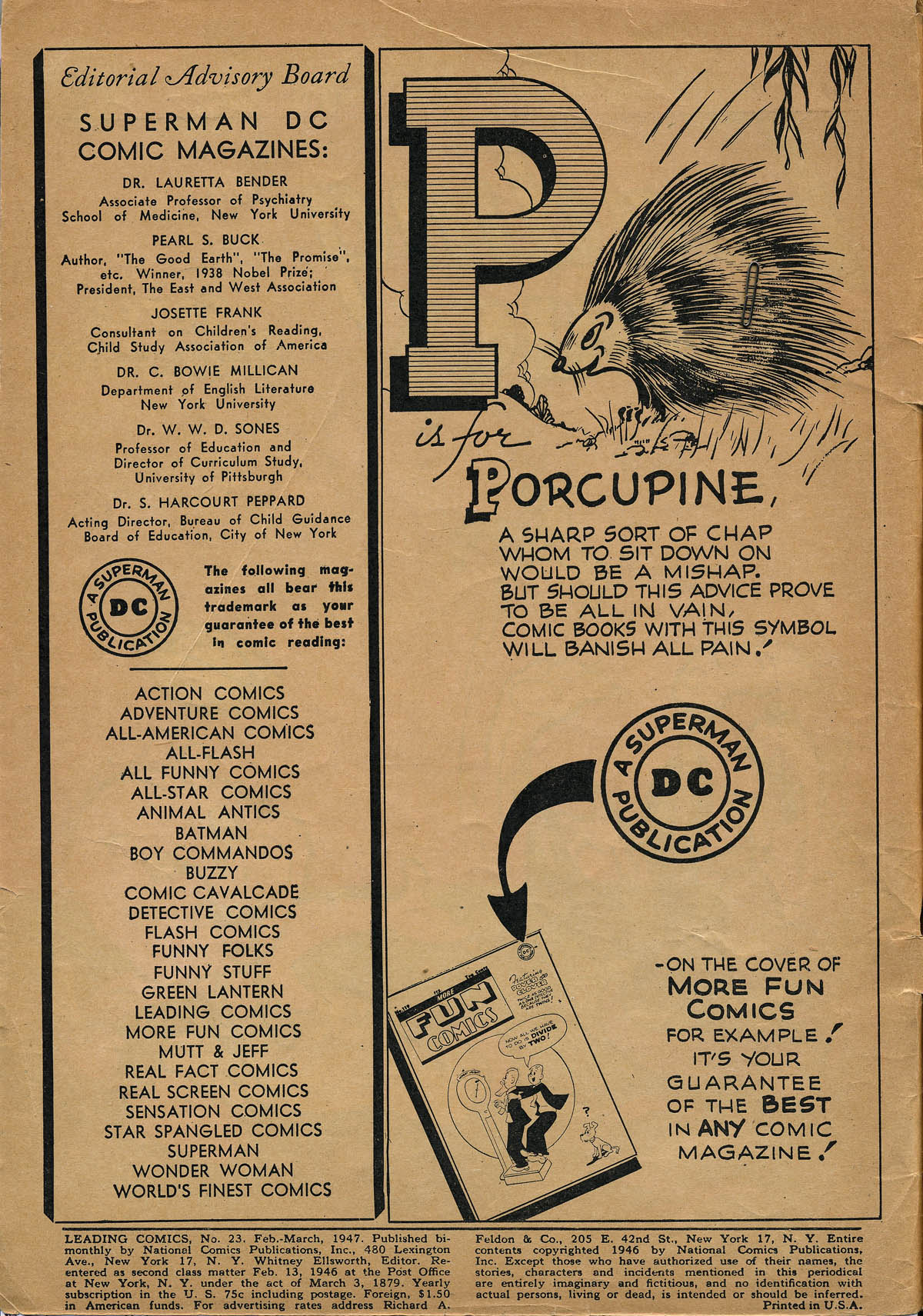 Read online Leading Comics comic -  Issue #23 - 2