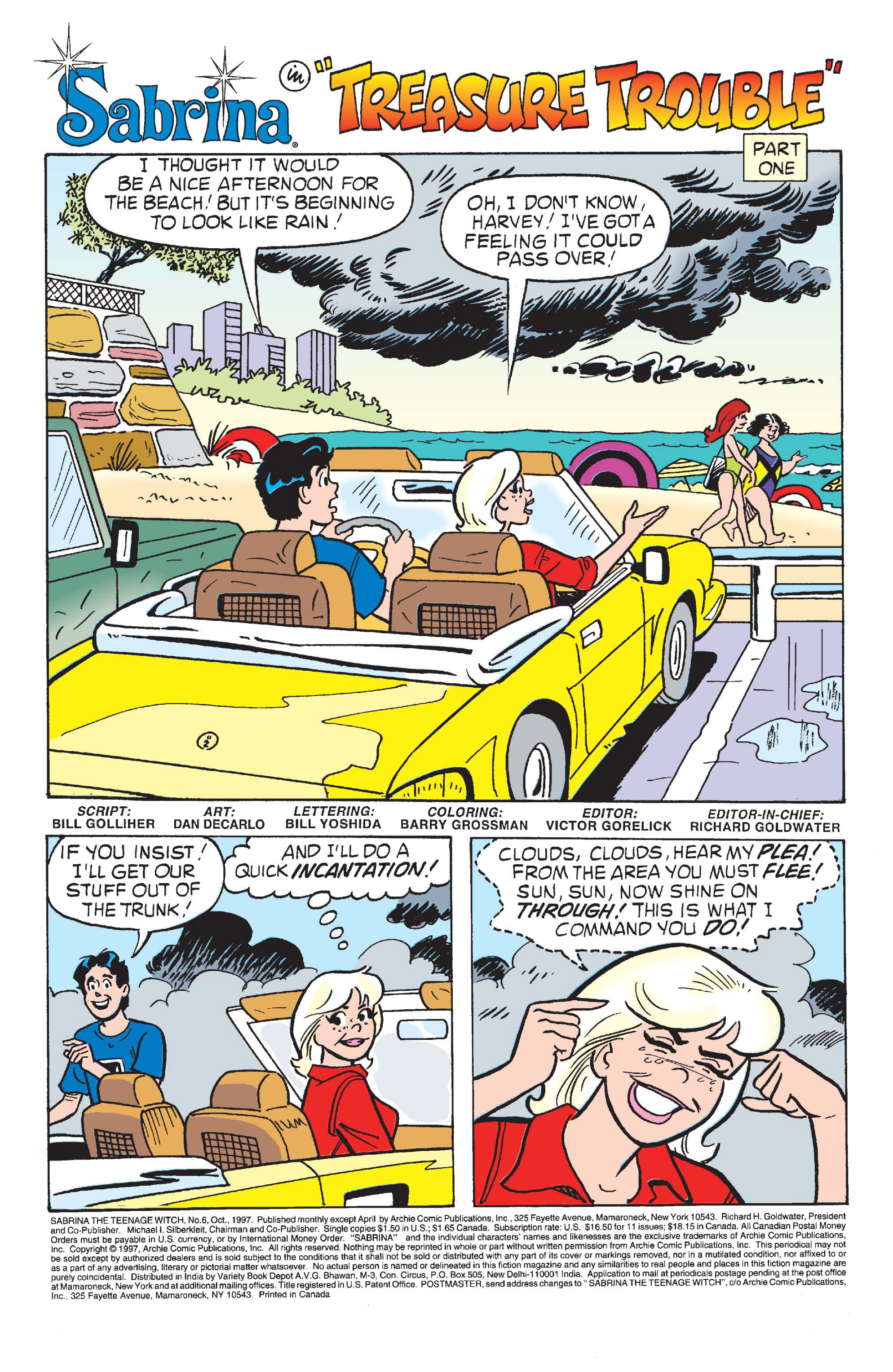 Read online Sabrina the Teenage Witch (1997) comic -  Issue #6 - 2